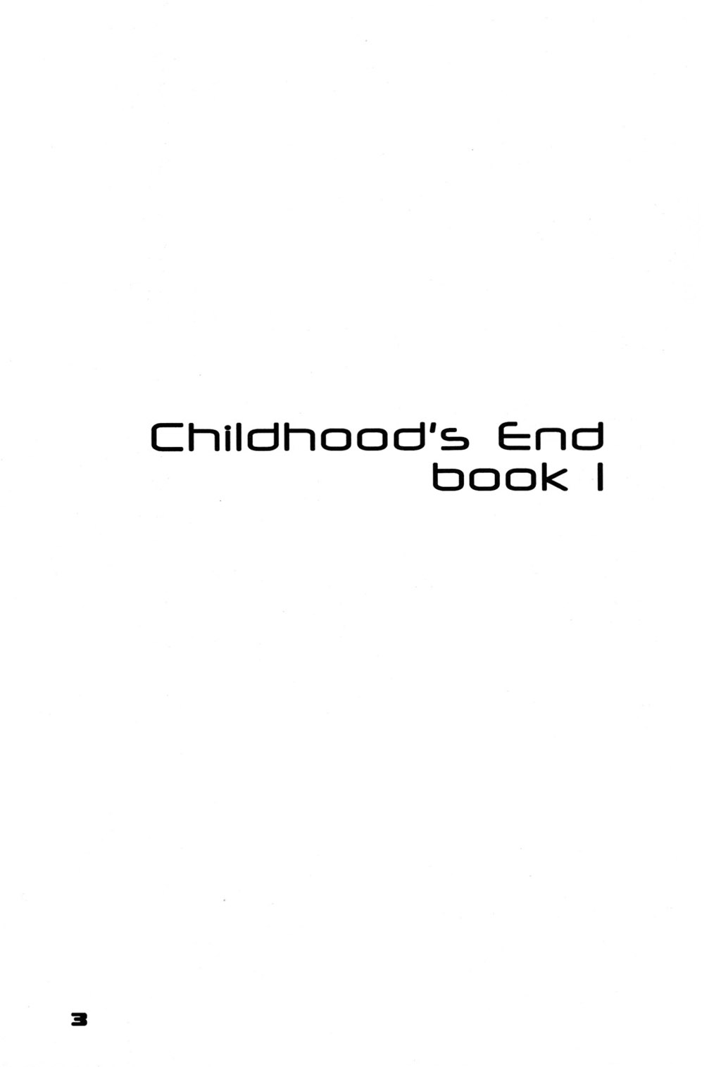 (C74) [千堂屋 (後藤寿庵)] Childhood's End book 1 [英訳]