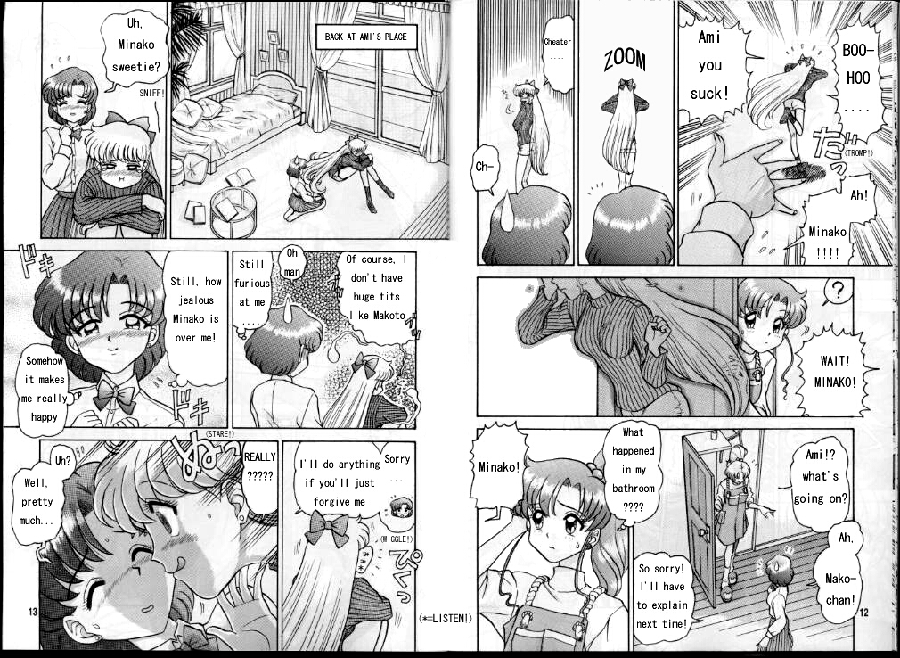 [回転ソムリエ (13)] ひみつのあみちゃん 第1-5話 (美少女戦士セーラームーン) [英訳]