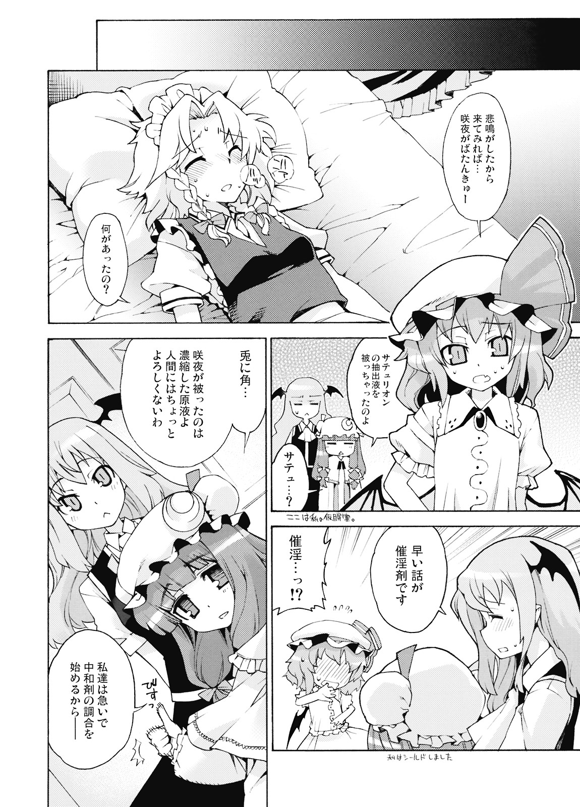 (例大祭6) [遥夢社 (源五郎)] 悪魔の犬のしつけかた。 (東方Project)