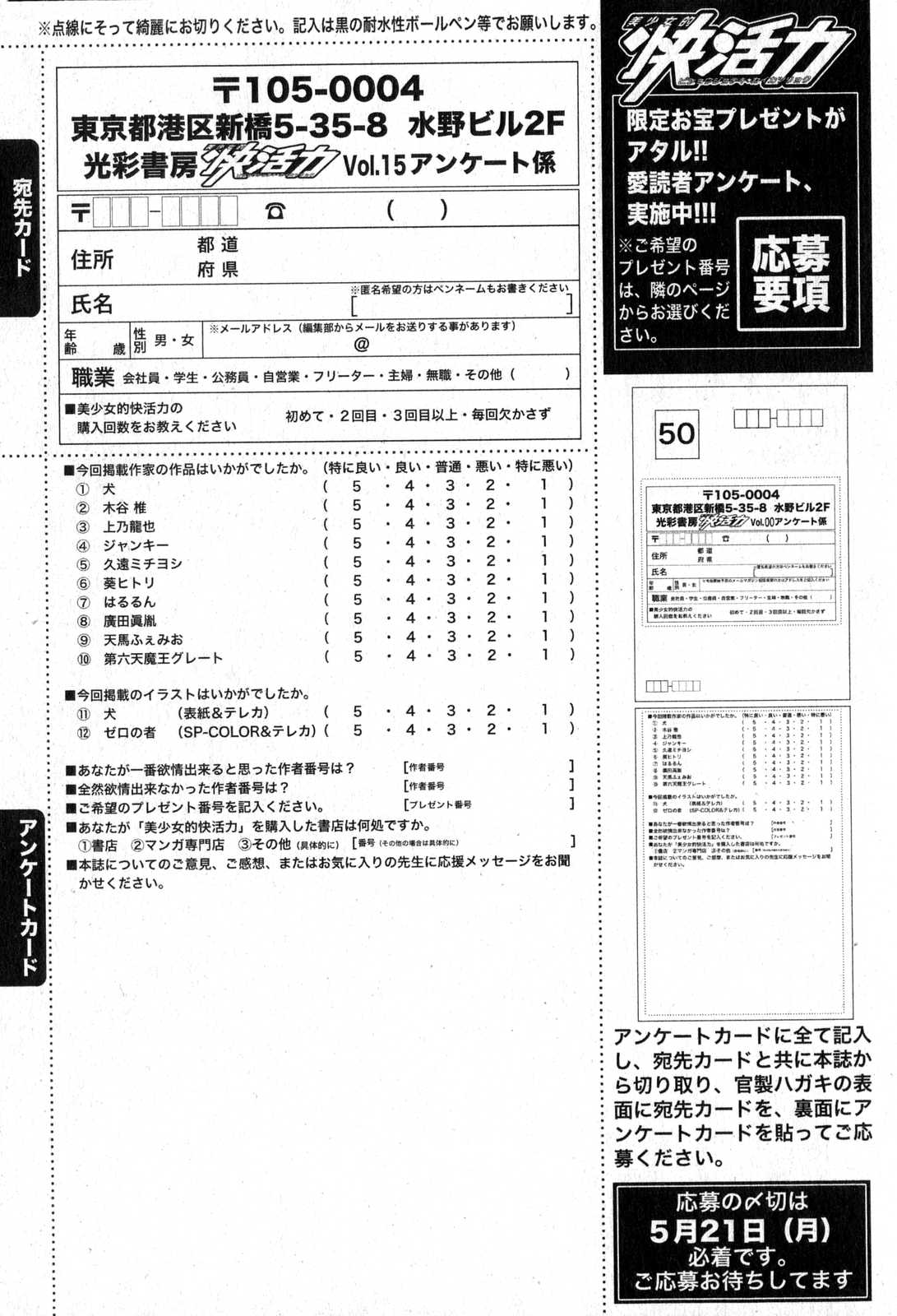 美少女的快活力 2007 Vol.15