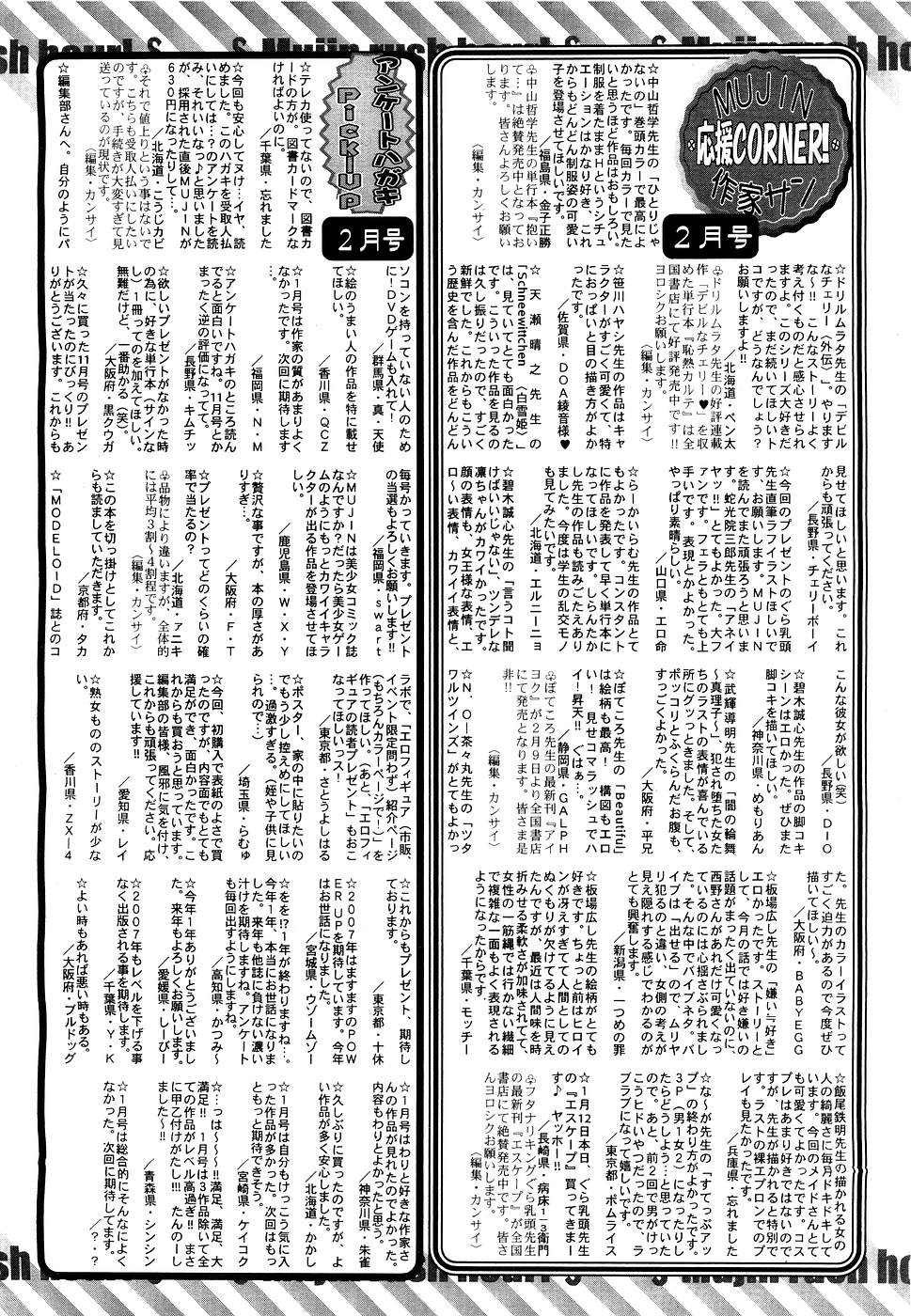 COMIC MUJIN 2007年3月号