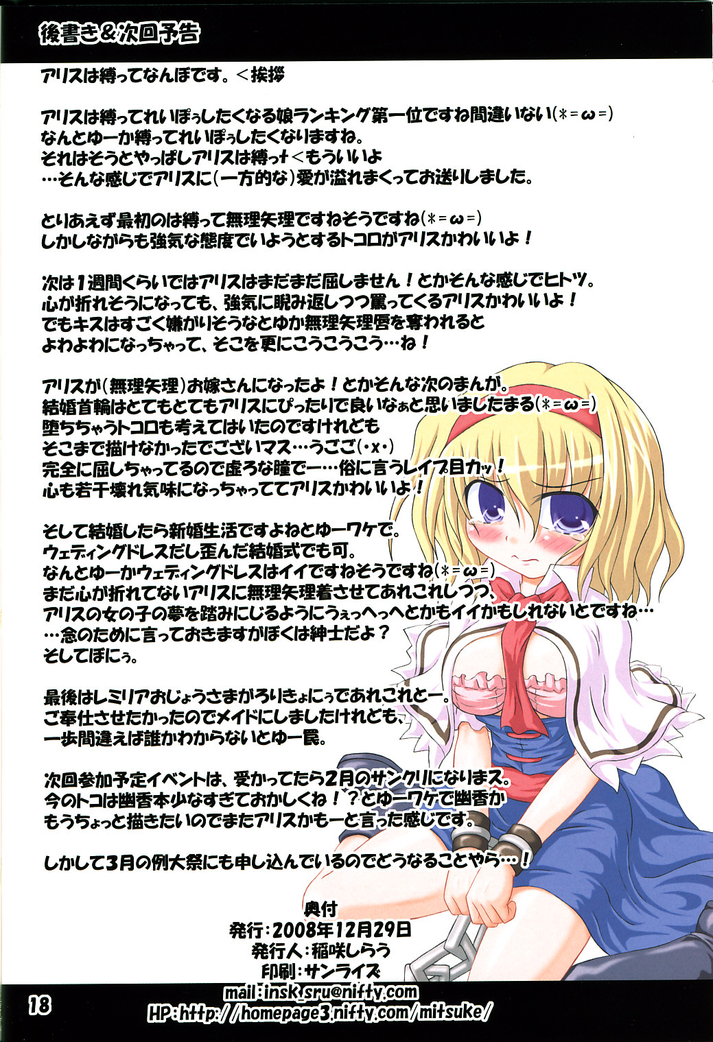 (C75) [しゅべすた (稲咲しらう)] ろーりん30 (東方Project)