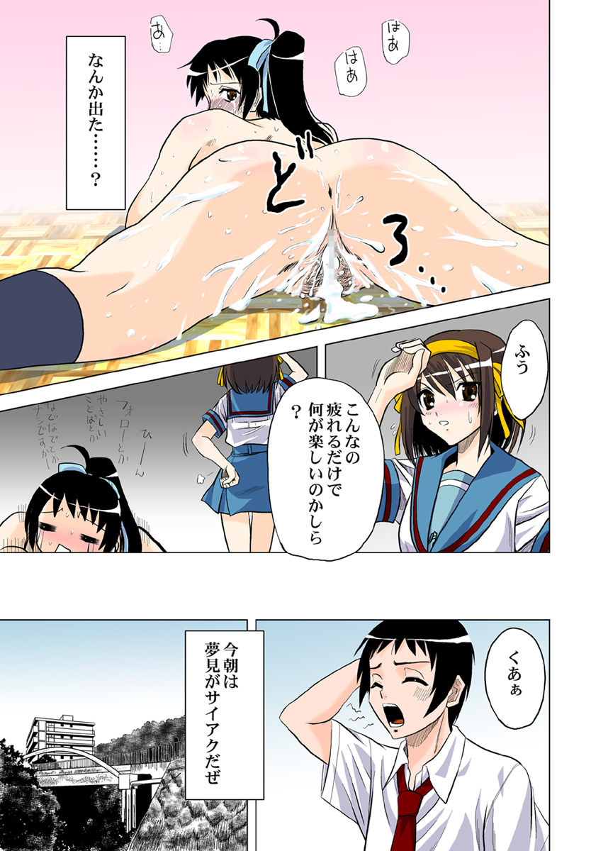 [ぷりんせす☆ぷろじぇくと。 (う゛ぁなが)] 反転キョンの憂鬱 (涼宮ハルヒの憂鬱) [DL版]