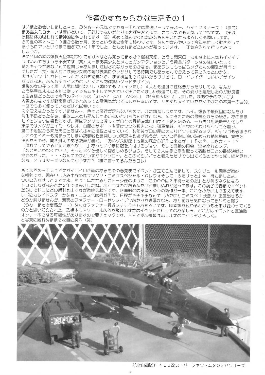 (C67) [ヨモスエ同好会 (げしょ一郎)] STRAY CAT ANGEL (爆裂天使 )