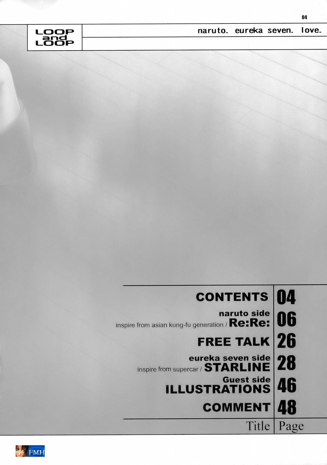 (C70) [CELLULOID-ACME (チバトシロウ、猫井ミィ、猫又なおみ)] LOOP and LOOP (NARUTO -ナルト-、エウレカセブン) [英訳]