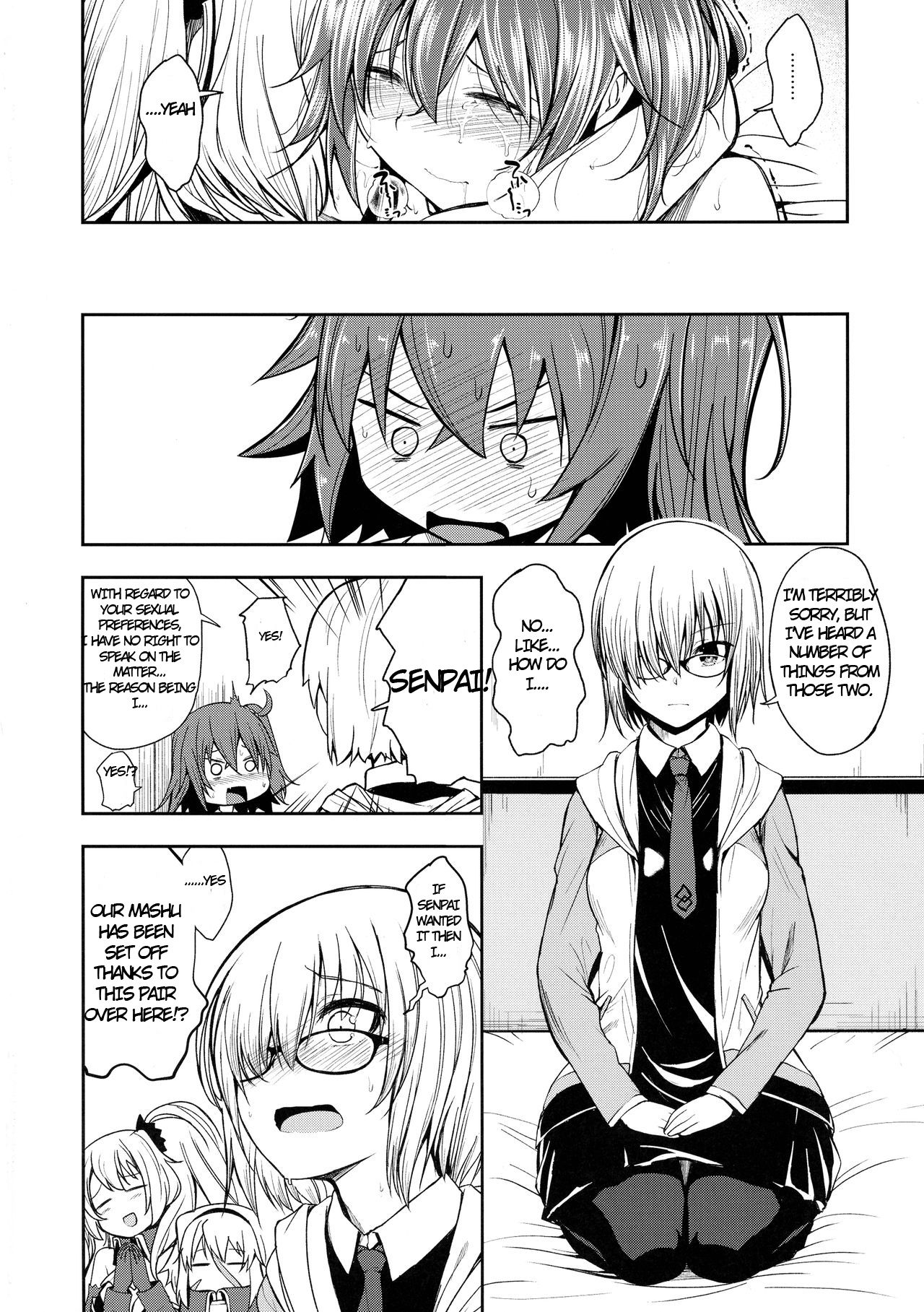 (C93) [ハイスイノ陣 (鳴湖)] マスターに生えてみていただきました (Fate/Grand Order) [英訳]