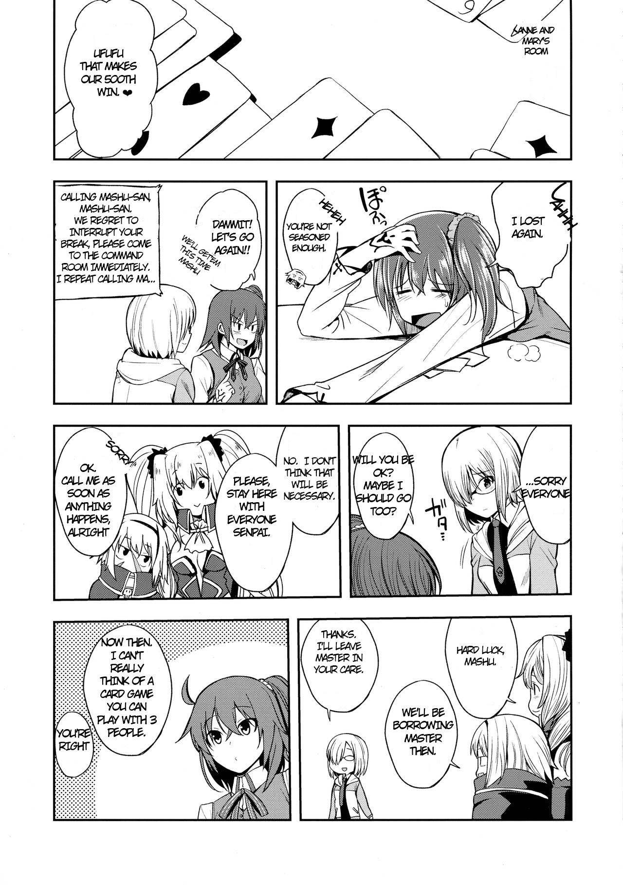 (C93) [ハイスイノ陣 (鳴湖)] マスターに生えてみていただきました (Fate/Grand Order) [英訳]