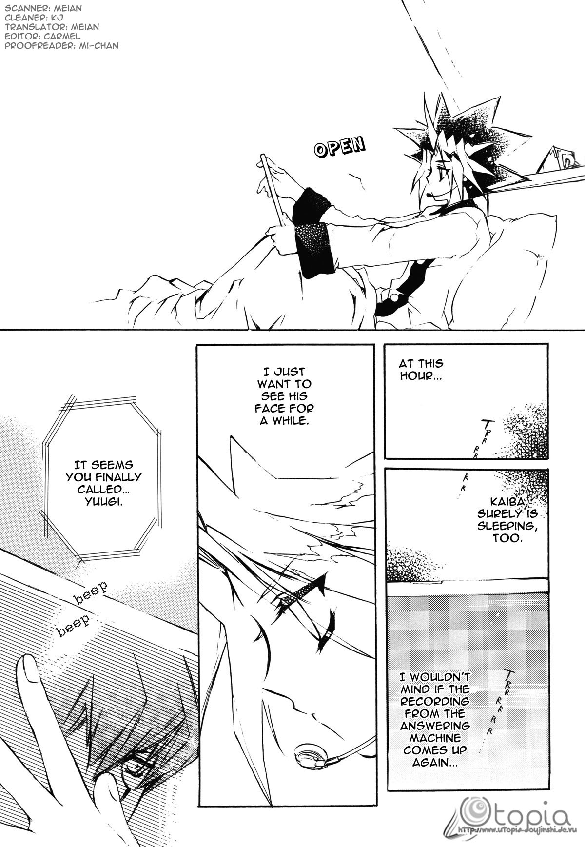 (HARUCC8) [羅盤 (氷室雫)] Telephone Line (遊☆戯☆王!) [英訳]