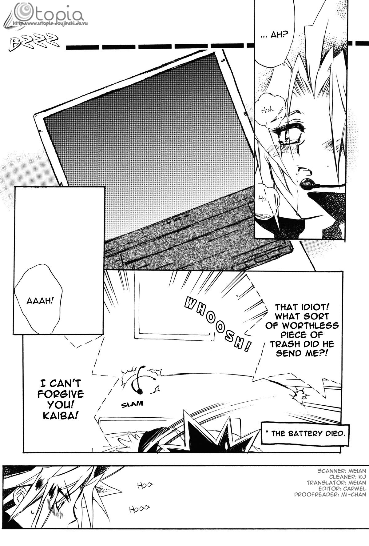 (HARUCC8) [羅盤 (氷室雫)] Telephone Line (遊☆戯☆王!) [英訳]