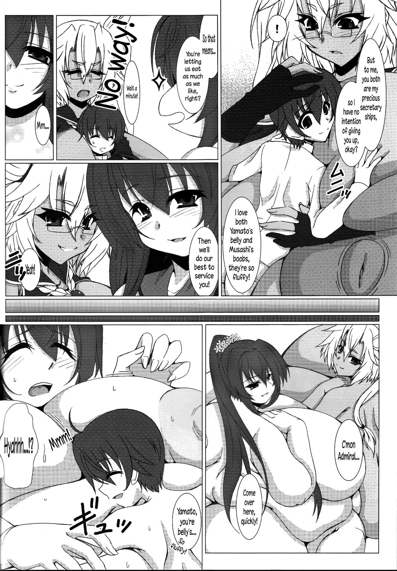 (C89) [elflite (県晶)] 巨艦姉妹と提督君 (艦隊これくしょん -艦これ-) [英訳]