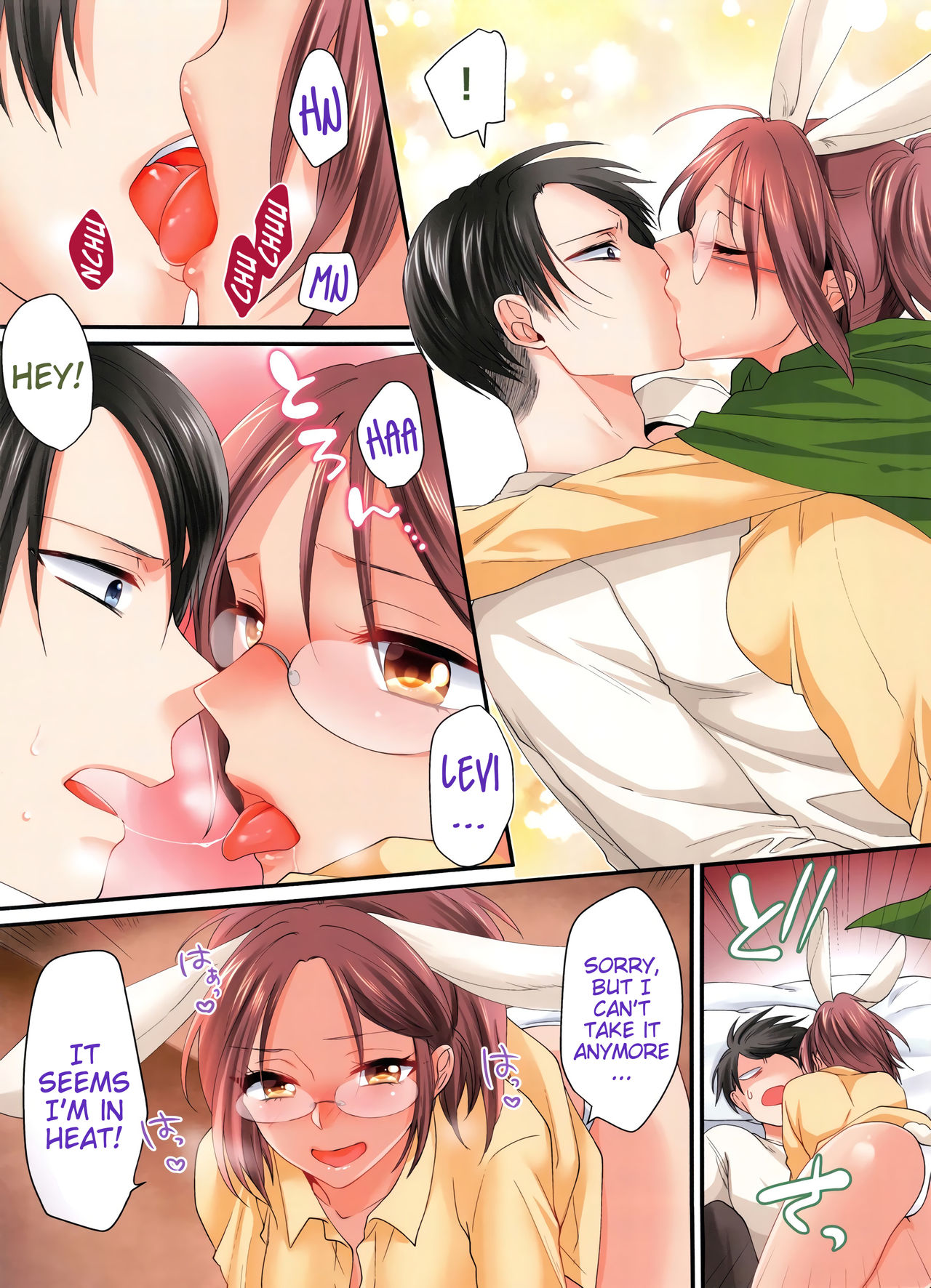 (第10回壁外調査博) [軌跡 (希咲のあ)] うさぎのしっぽはおねだり上手 (進撃の巨人) [英訳]