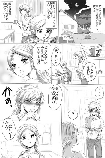 [わさび] ブレワイのリンゼルがひたすらいちゃいちゃしてすけべなことする漫画 (ゼルダの伝説 ブレス オブ ザ ワイルド)