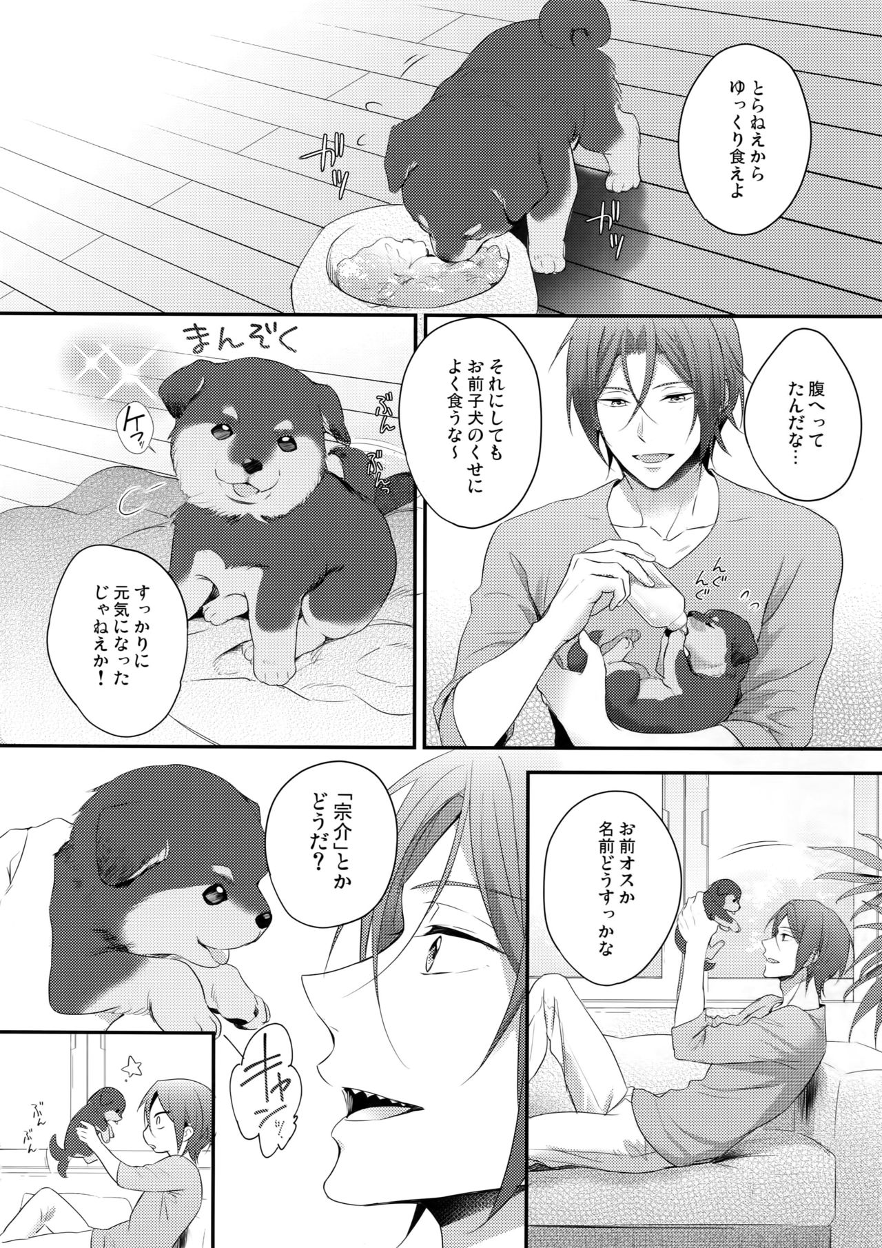 (C91) [PureSlider. (松雄)] Good boy my puppy! (Free!)