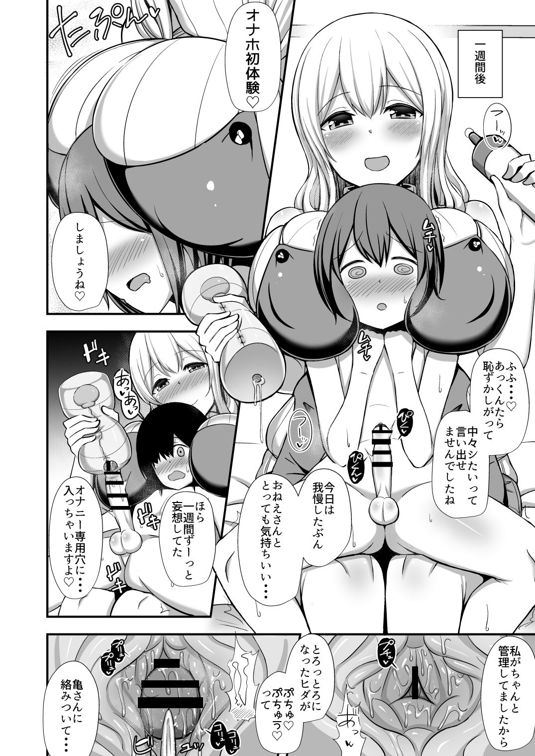 [Starmine18 (HANABi)] 管理人さんとオナホール (すのはら荘の管理人さん) [DL版]