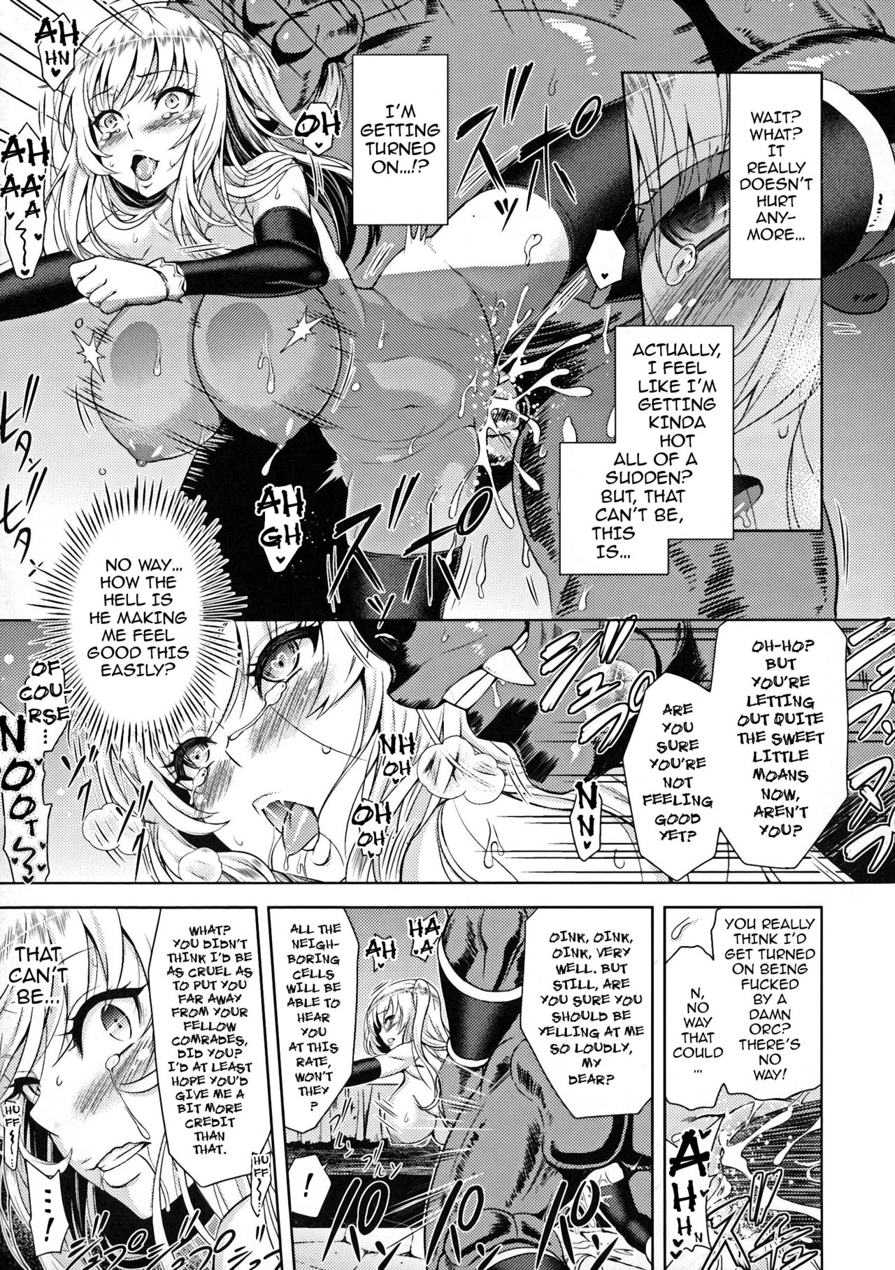 [山田ゴゴゴ] エローナ ~オークの淫紋に侵された女騎士の末路~ 1-6話 [英訳]