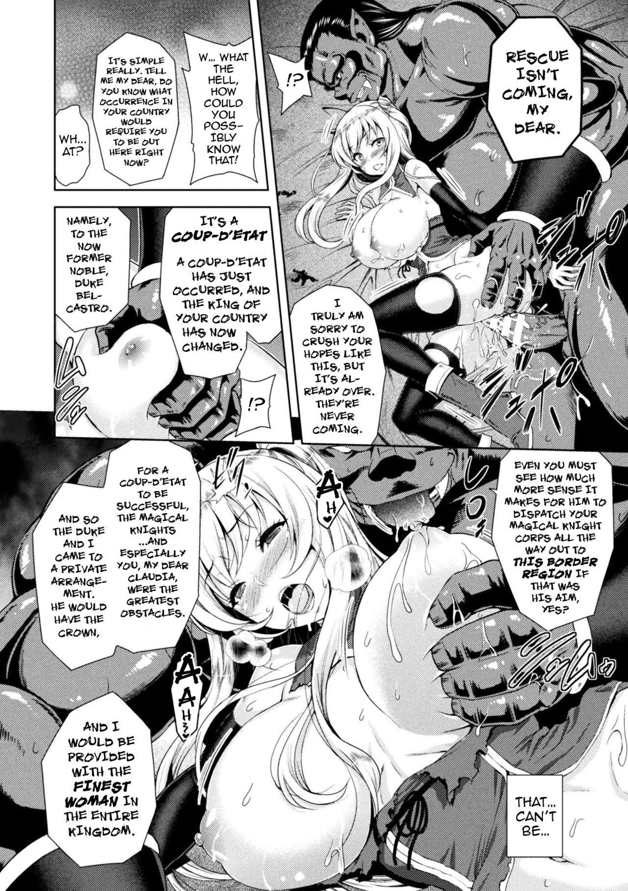 [山田ゴゴゴ] エローナ ~オークの淫紋に侵された女騎士の末路~ 1-6話 [英訳]