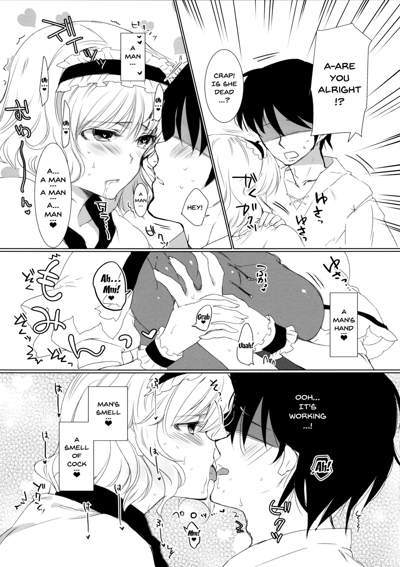 (C85) [ウミナリ (ナルみ)] いんらんアリス (東方Project) [英訳]