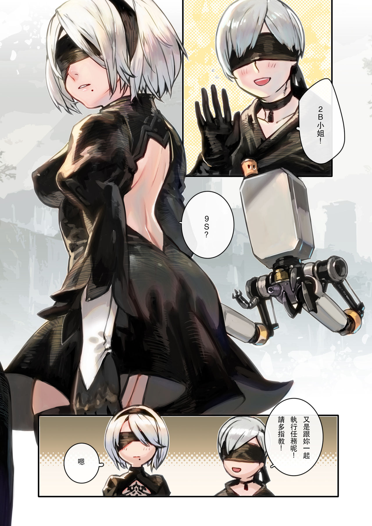 [阿歐印的巡禮日 (阿歐印)] 2B9S (ニーア オートマタ) [中国語] [DL版]