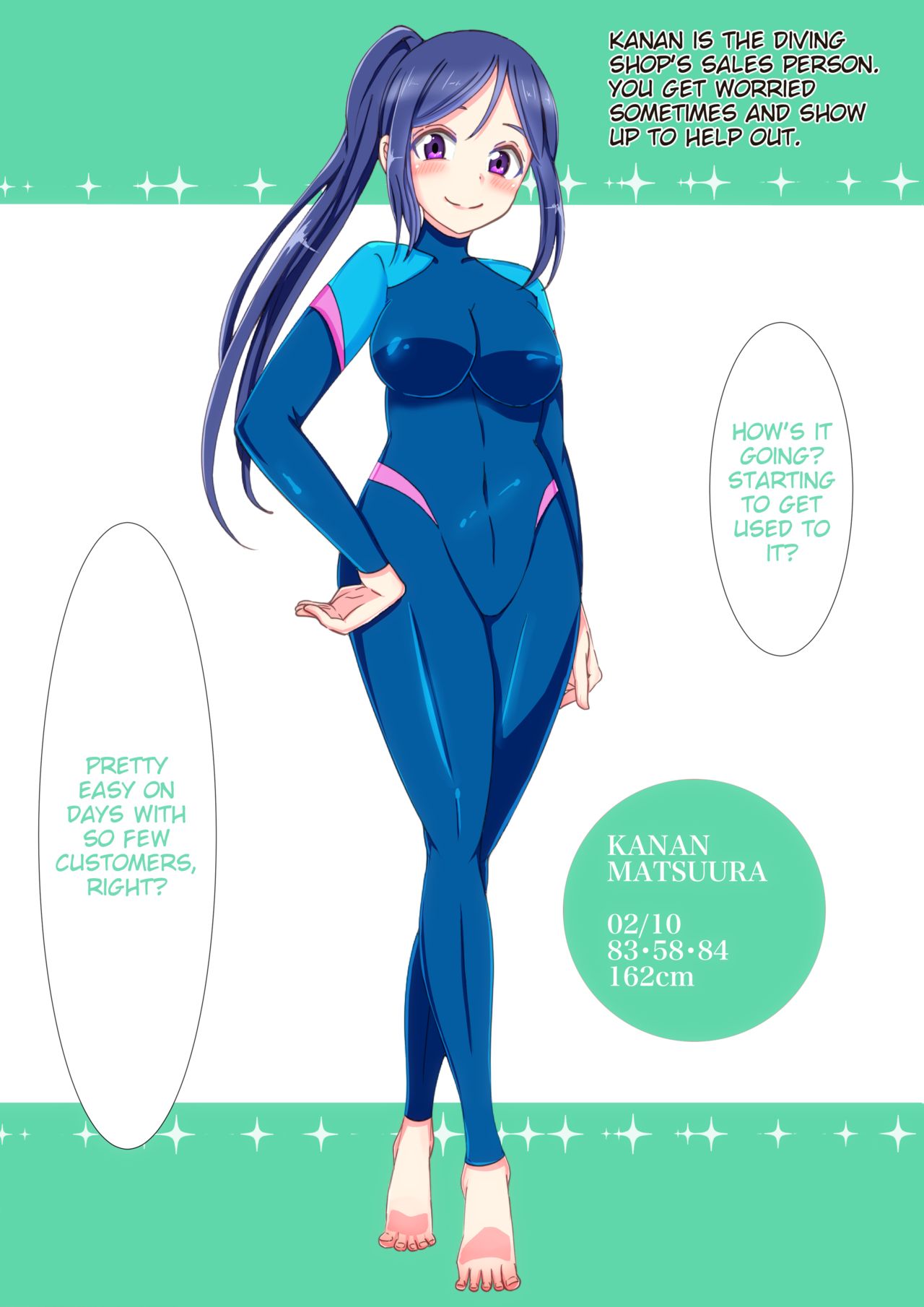 [高千穂スクランブル (瓜子たけ)] 中◯し Jumping Heart (ラブライブ! サンシャイン!!) [英訳]