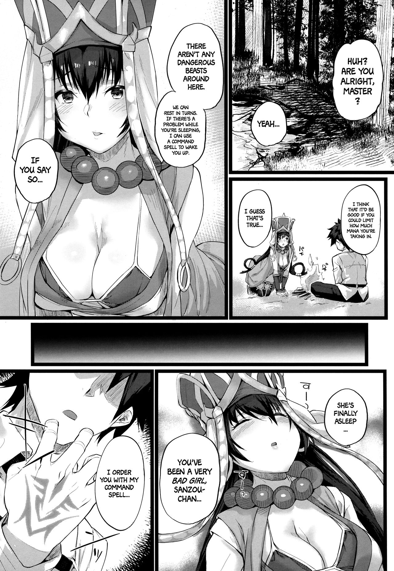 (COMIC1☆13) [かるわに (らま)] なんもかんも無自覚で無防備な三蔵ちゃんが悪い。 (Fate/Grand Order) [英訳]