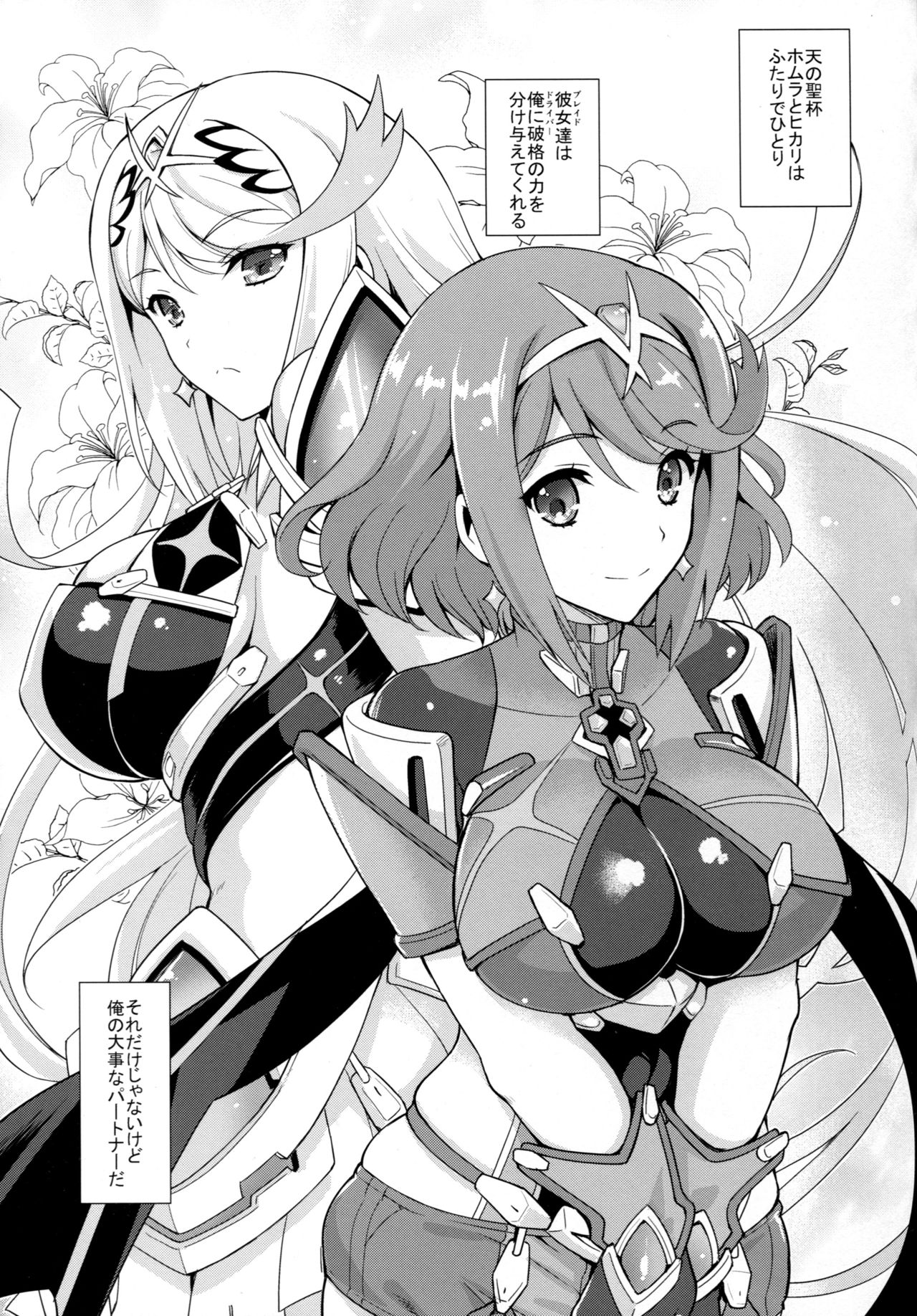 (COMIC1☆13) [鶯屋 (鶯神楽)] その聖杯は今宵も熱く濡れそぼつ (ゼノブレイド2)