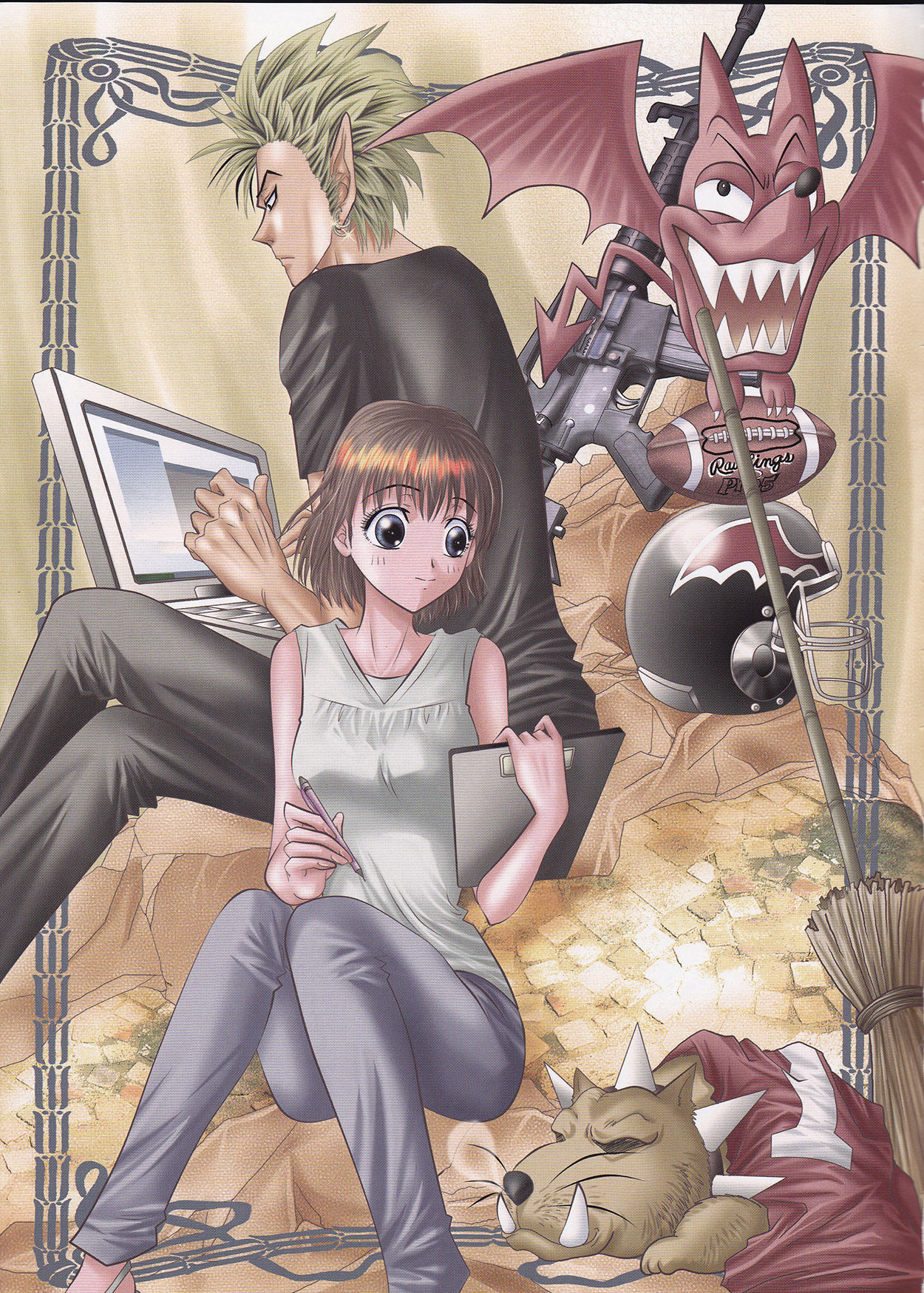 (SUPER13) [みゅーりぴゅー (しだ子)] 魔界王子 (アイシールド21) [中国翻訳]