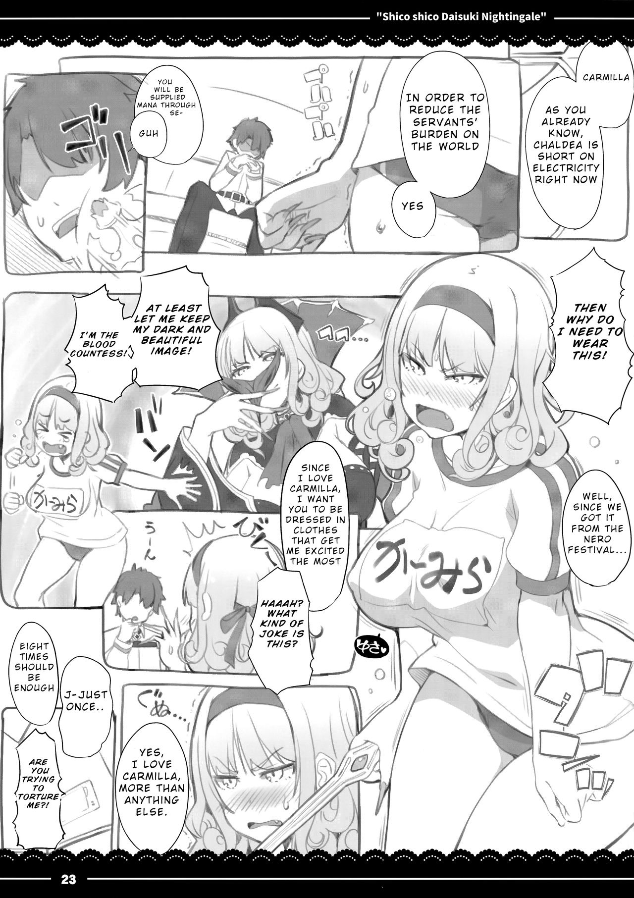 (COMIC1☆13) [伊東ライフ] シコシコ大好きナイチンゲール + 会場限定おまけ本 (Fate/Grand Order) [英訳]