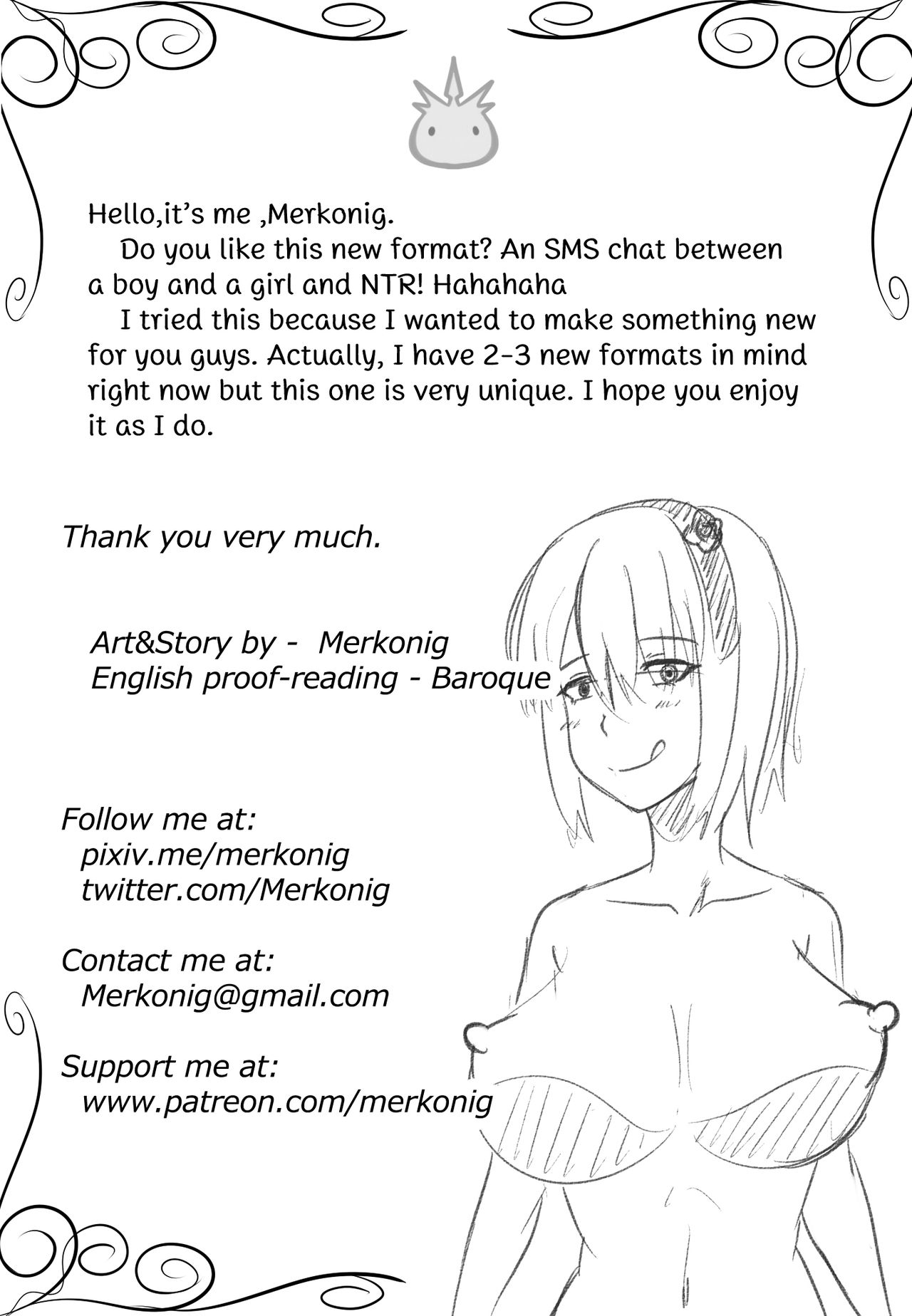 [Merkonig] B-Trayal 7 (だがしかし) [英語]