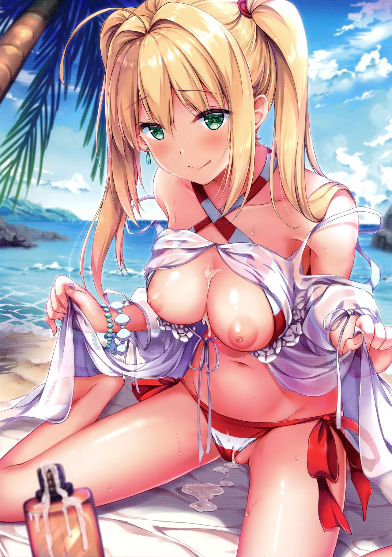 (COMIC1☆13) [Jun&Yuri (白河子)] ネロと夏休み (Fate/Grand Order) [中国翻訳]