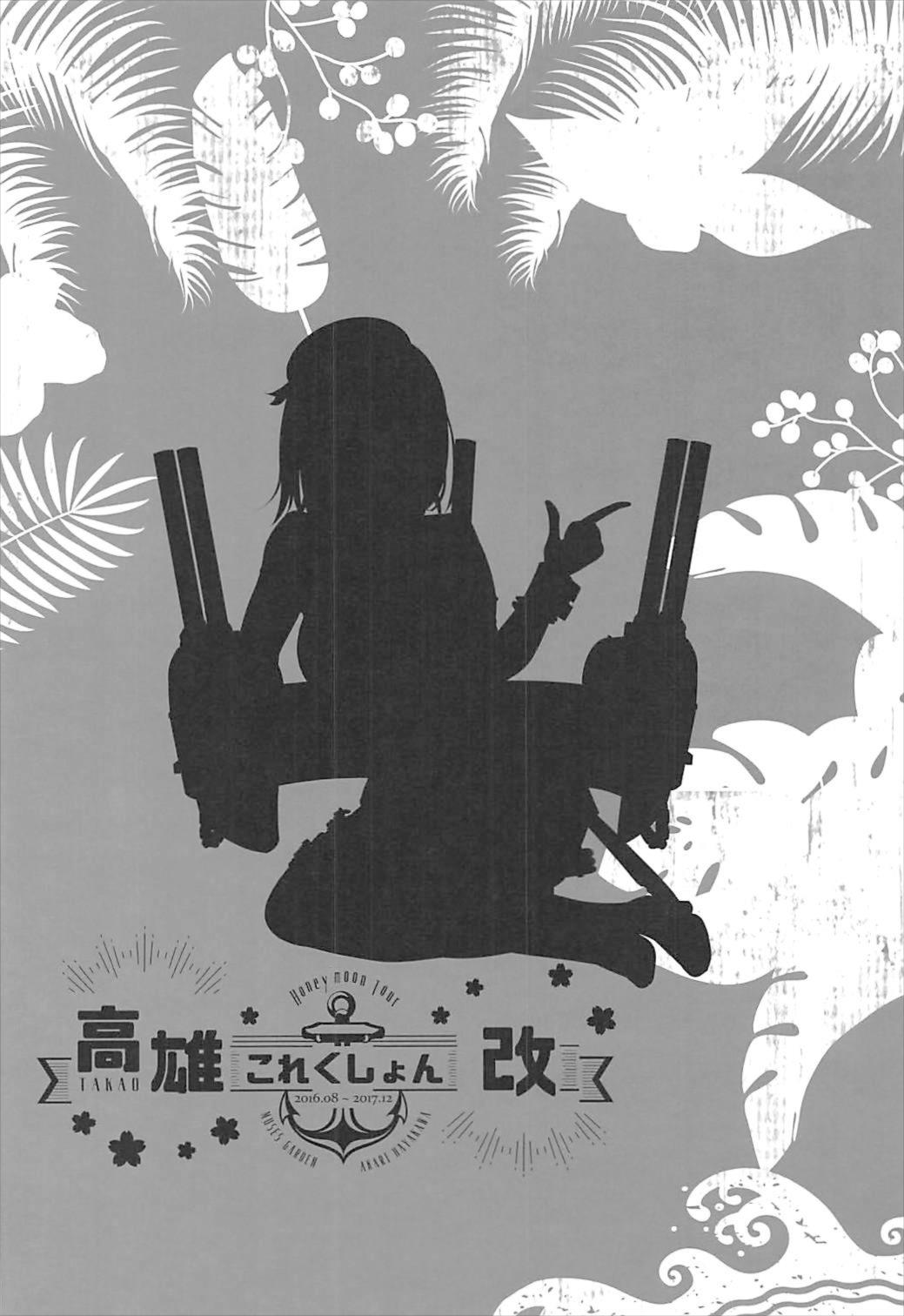 (C93) [MUSES GARDEN (早川あかり)] 高雄これくしょん改 Honeymoon Tour (艦隊これくしょん -艦これ-)