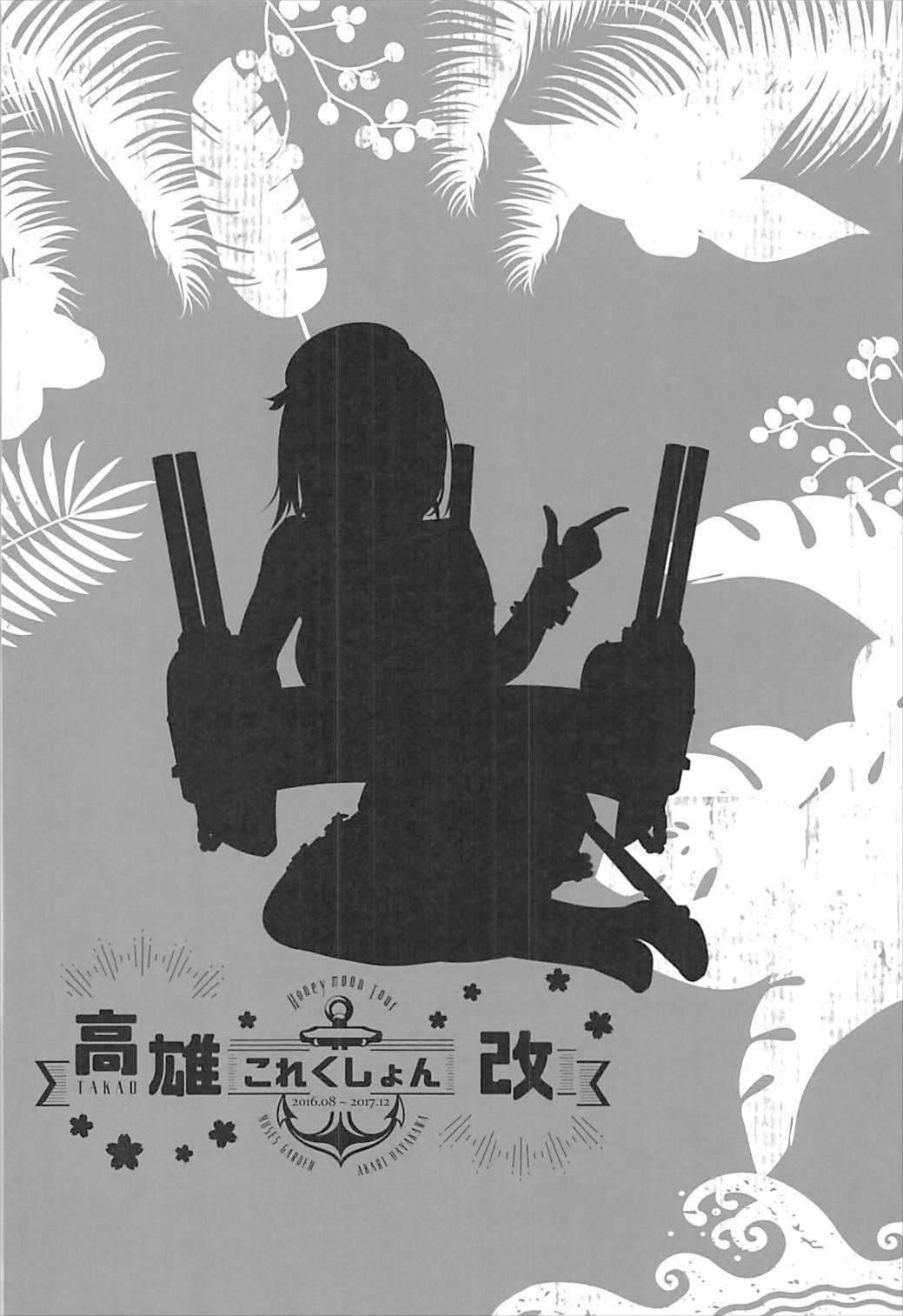 (C93) [MUSES GARDEN (早川あかり)] 高雄これくしょん改 Honeymoon Tour (艦隊これくしょん -艦これ-)