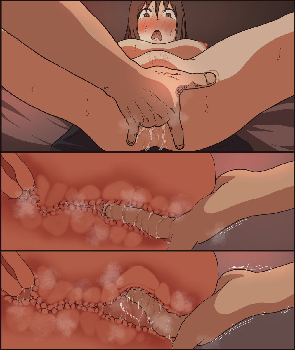 [Iris Art] 性がブチまけられたベッドシーツ