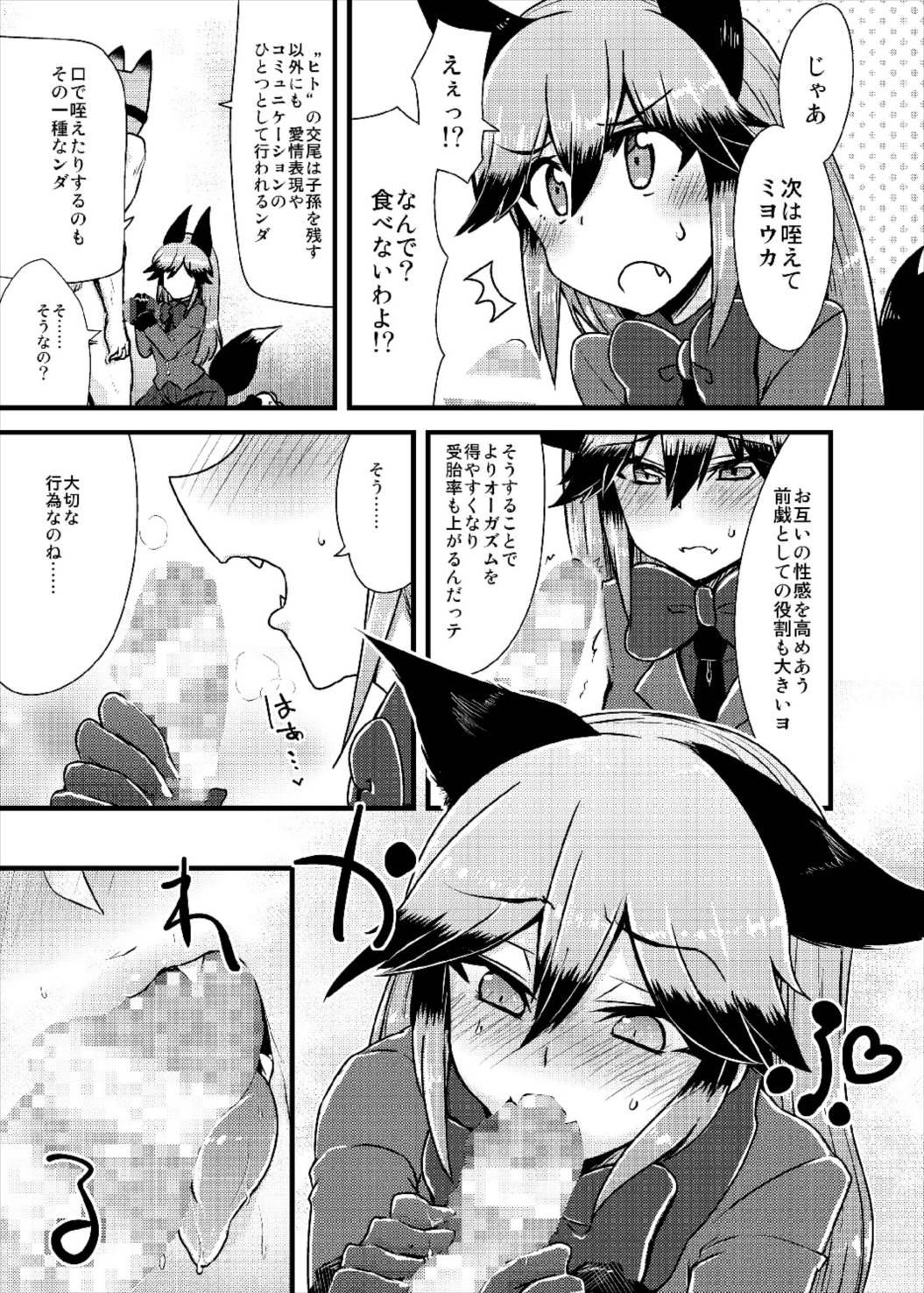 (ジャパリケット3) [かうじょん (ぇぃたいさ)] ギンギツネちゃんにヒトの交尾をおしえたいっ (けものフレンズ)