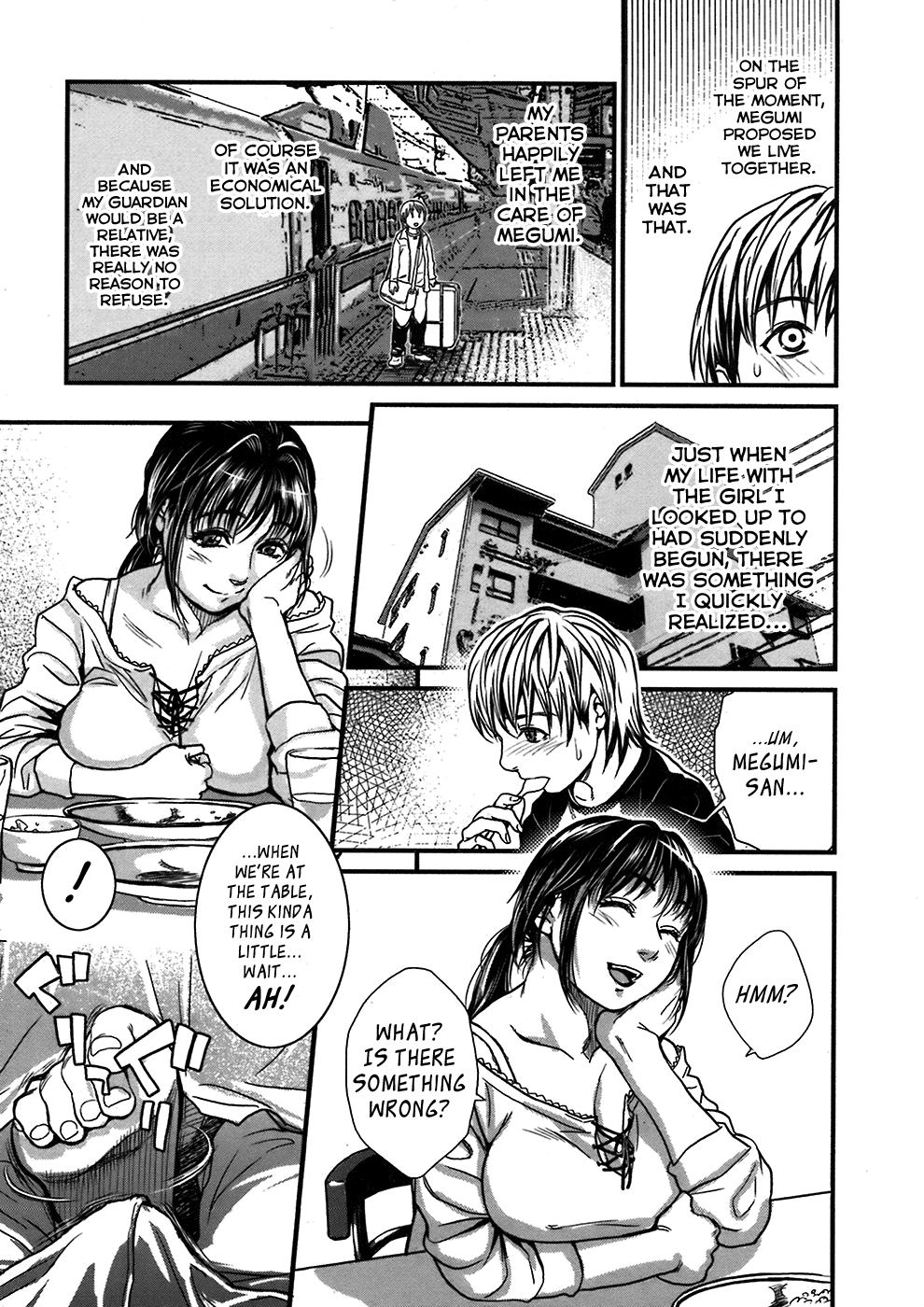 [木静謙二] 僕とイトコのお姉さんと 第1話 (COMIC 天魔 2008年6月号) [英訳]