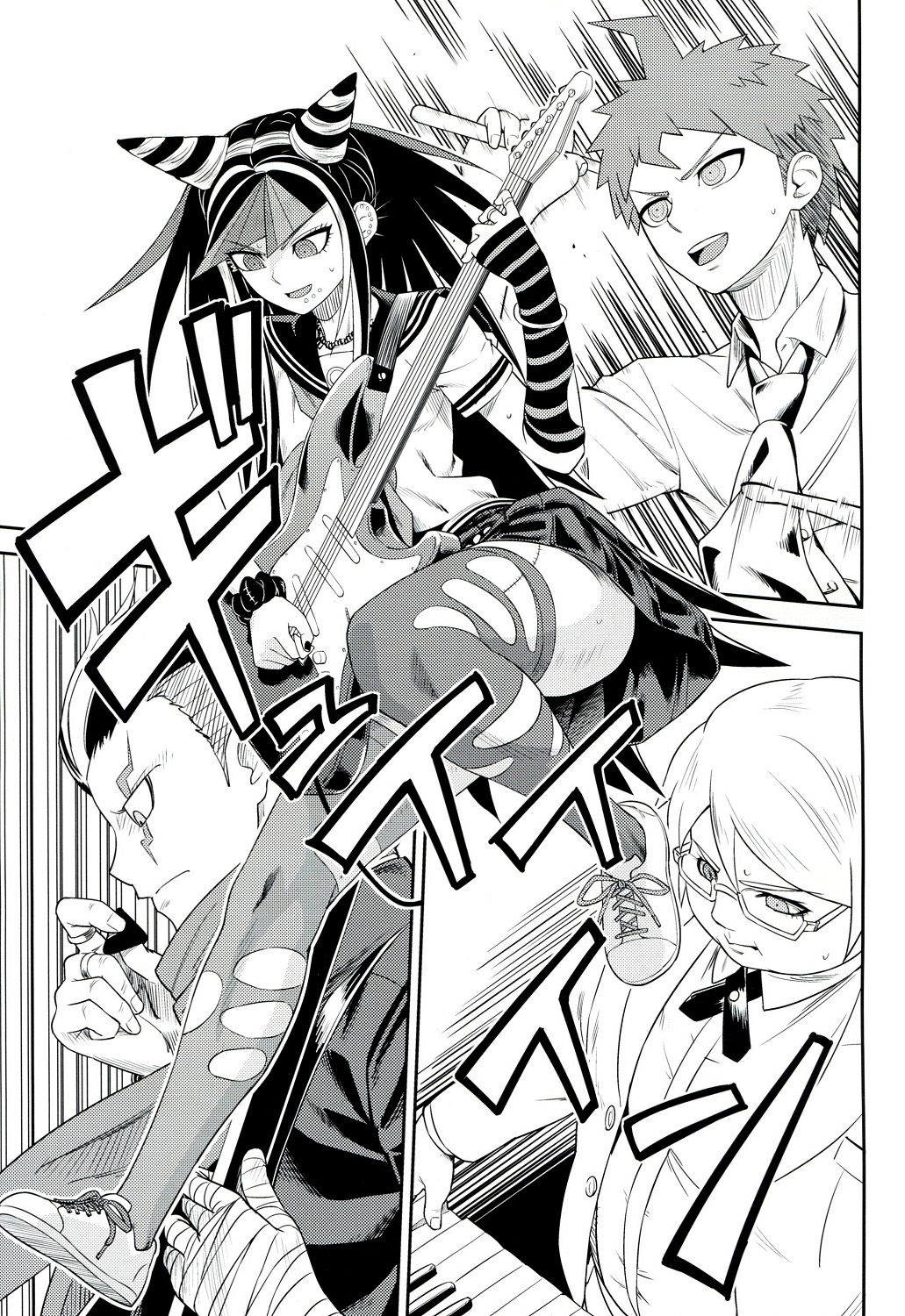 (学園トライアル5) [虹を待ちながら (枇杷)] 環状オクラホマミキサー3 (スーパーダンガンロンパ2) [中国翻訳]