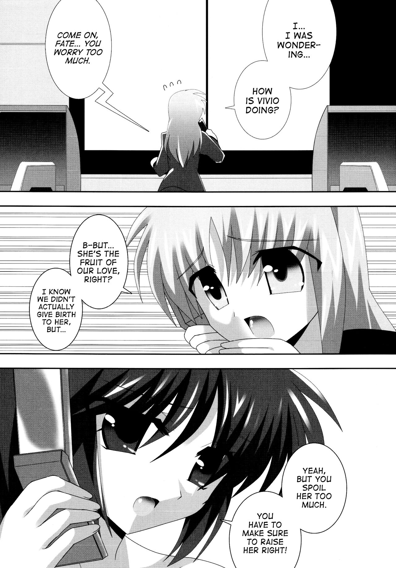 (リリカルマジカル3) [レズ萌え! (お湯の香り)] 魔王なのはママのがっちり子育てなの☆ (魔法少女リリカルなのは) [英訳]