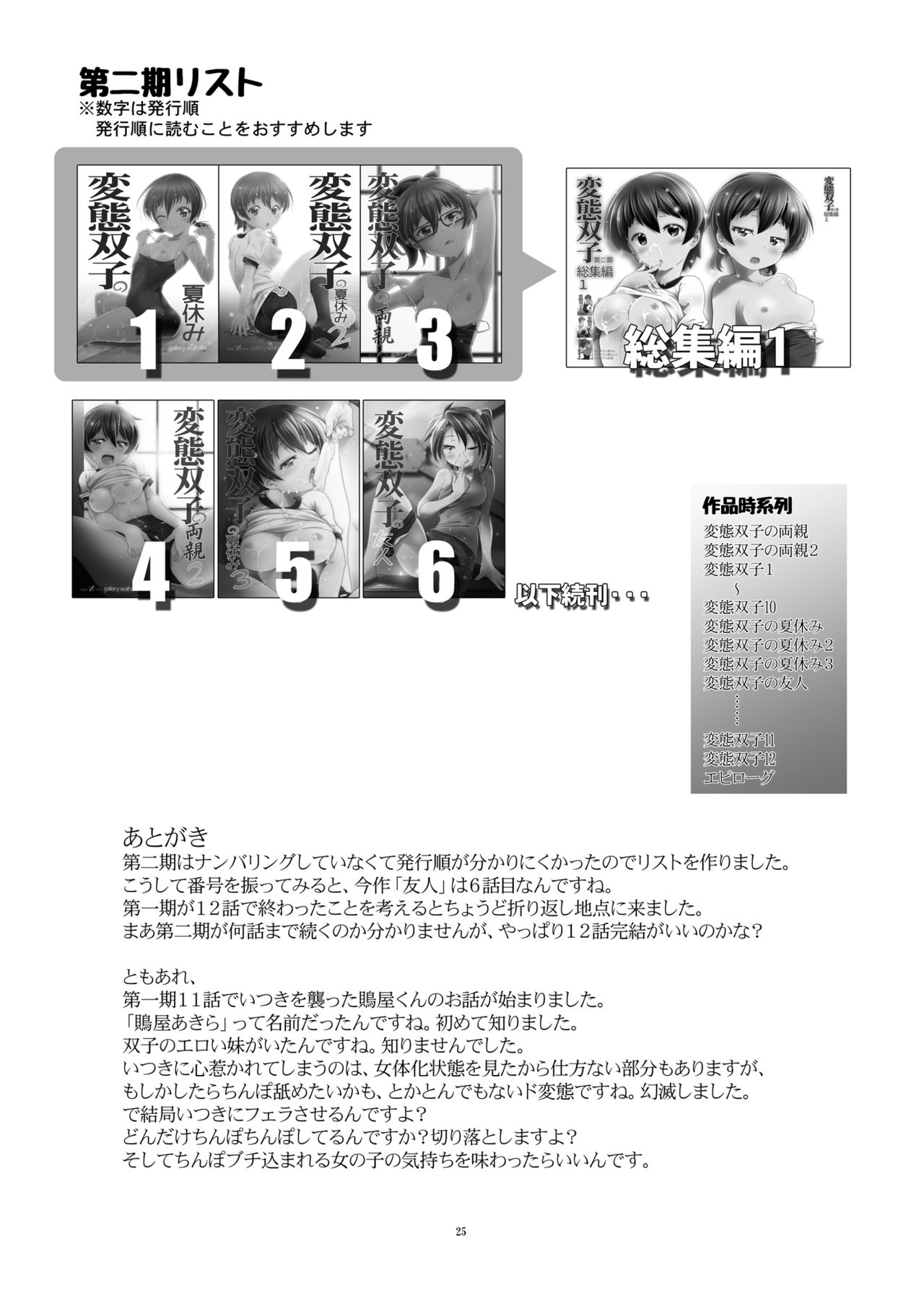 [gallery walhalla (庚)] 変態双子の友人 [DL版]