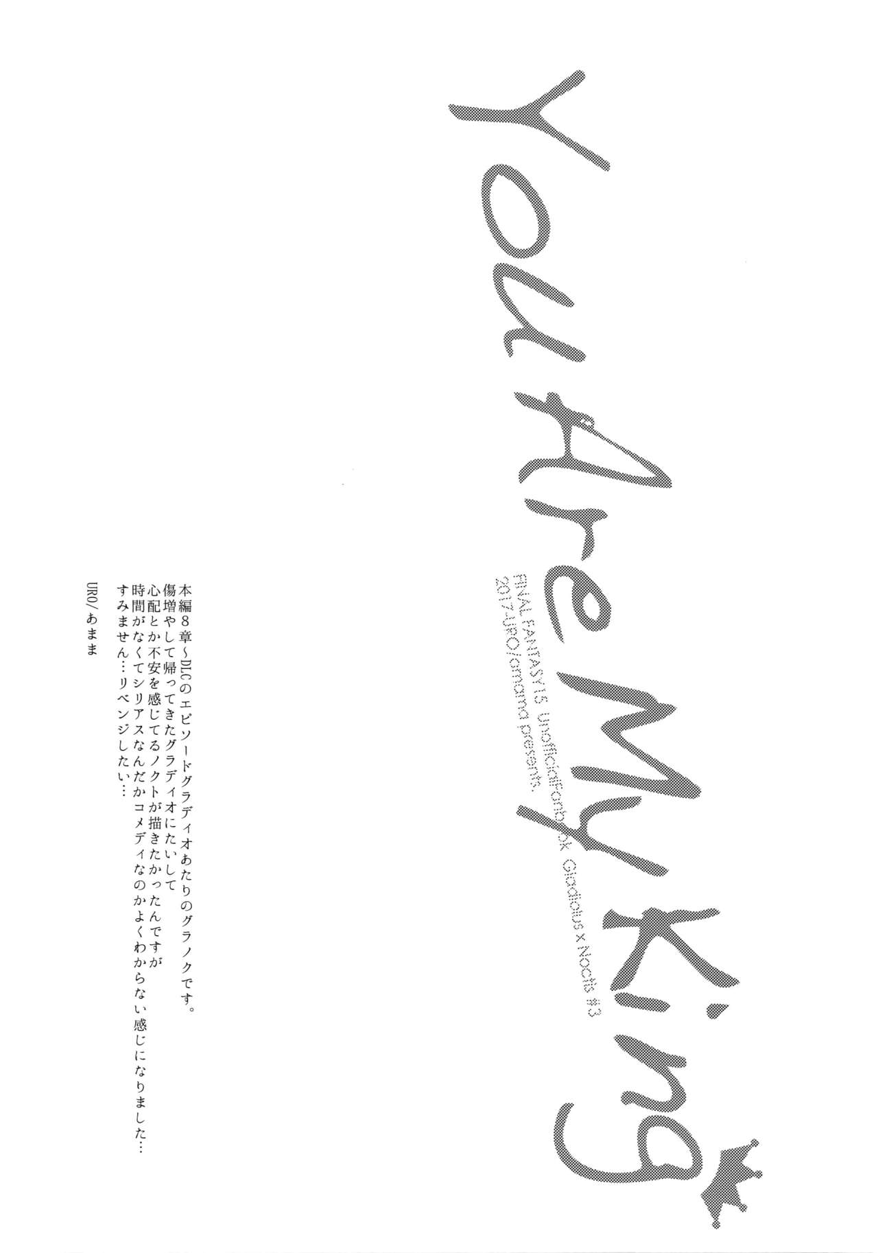 (TWINKLE MIRAGE 6) [URO (あまま)] You Are My King (ファイナルファンタジーXV)