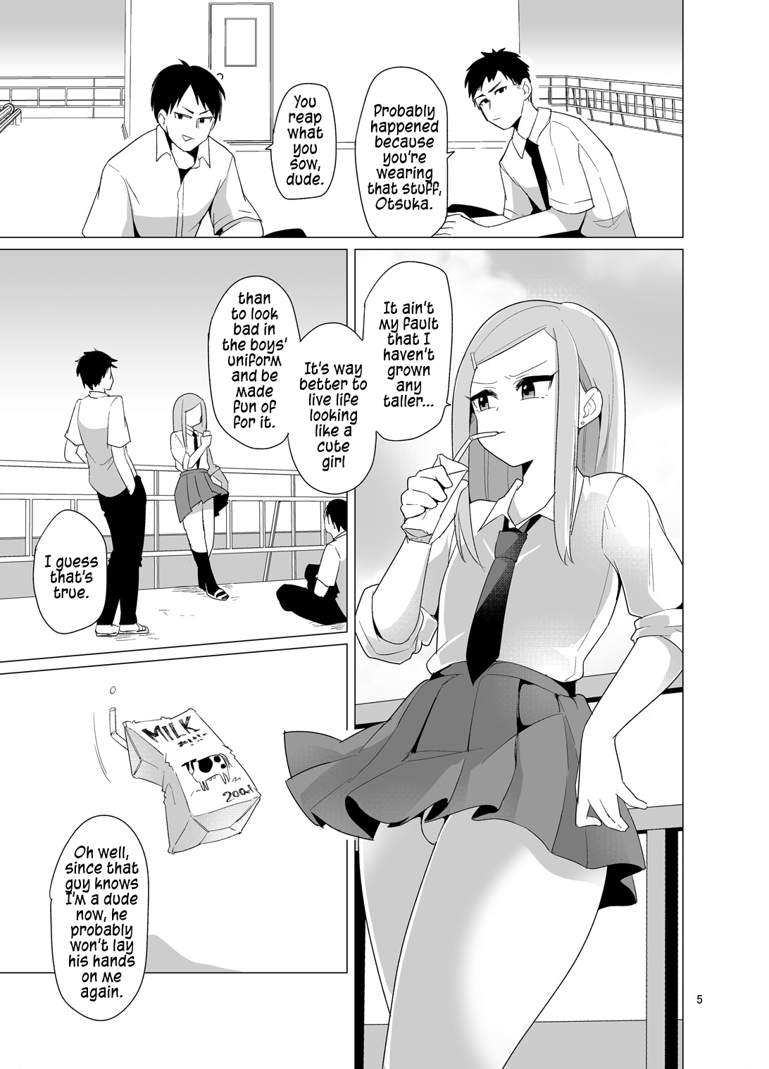[DryR (うらくそ)] 女装男子が痴漢に犯されるまでの3日間 [英訳] [DL版]
