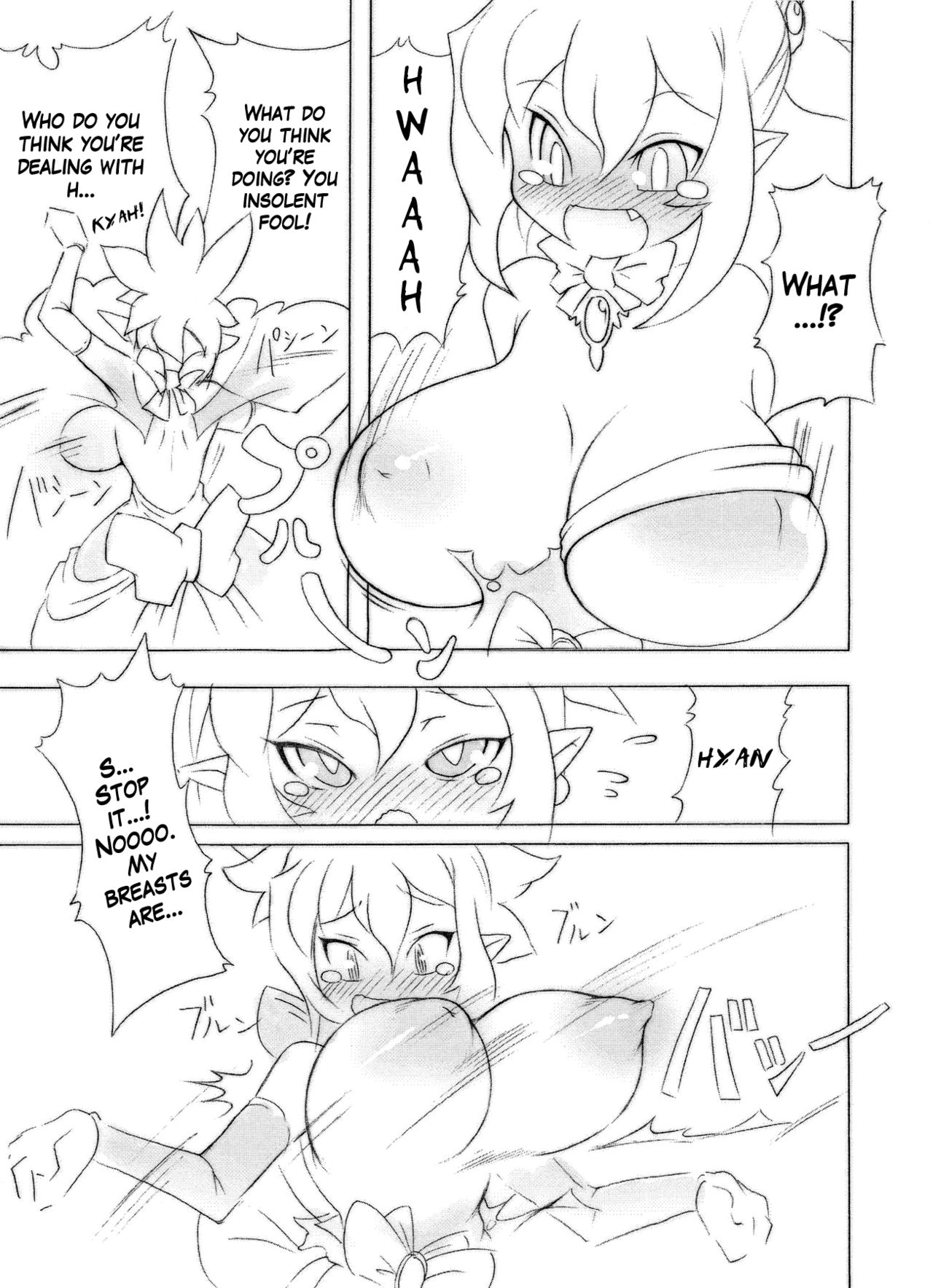 (COMIC1☆3) [ももちち (noise)] ロイヤルおっぱい乳ビンタ (魔界戦記ディスガイア) [英訳]