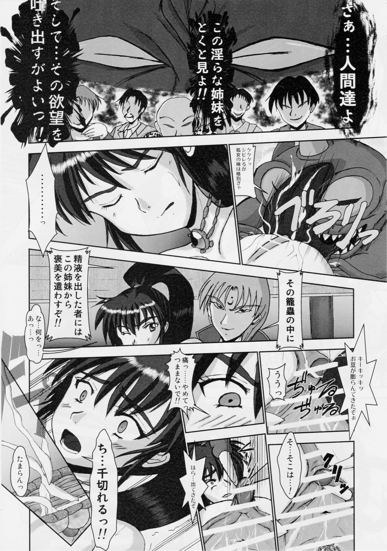 (C76) [謎の赤猫団 (黒猫弐号、黒猫零号)] 淫獣大聖戦 姉妹凌辱編 Ultimate editon (淫獣聖戦)