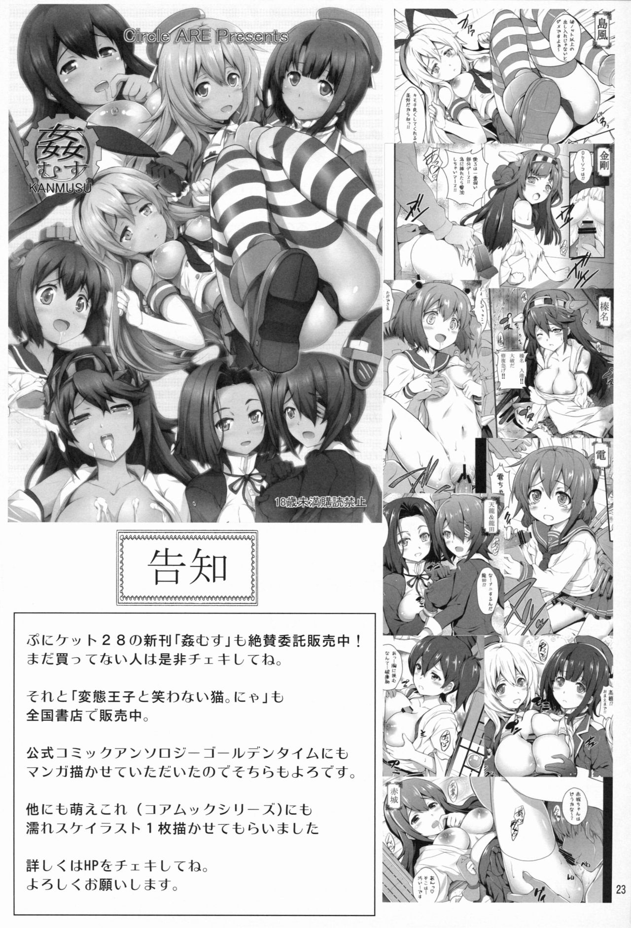 (C85) [サークルARE (ちぇる, 華師)] 姦むす痴漢電車 改二 (艦隊これくしょん -艦これ-) [中国翻訳]