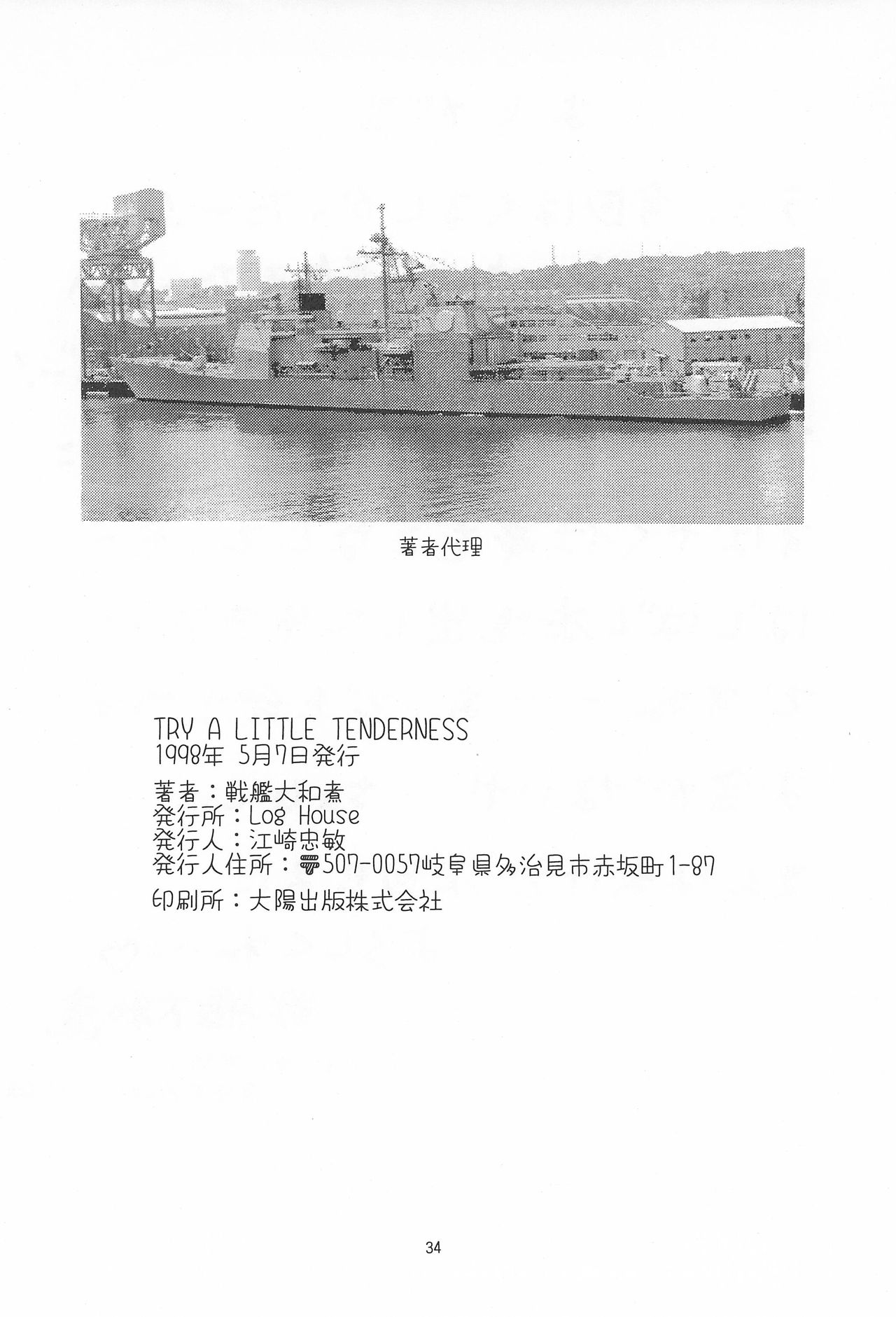 [Log House (戦艦大和煮)] TRY A LITTLE TENDERNESS