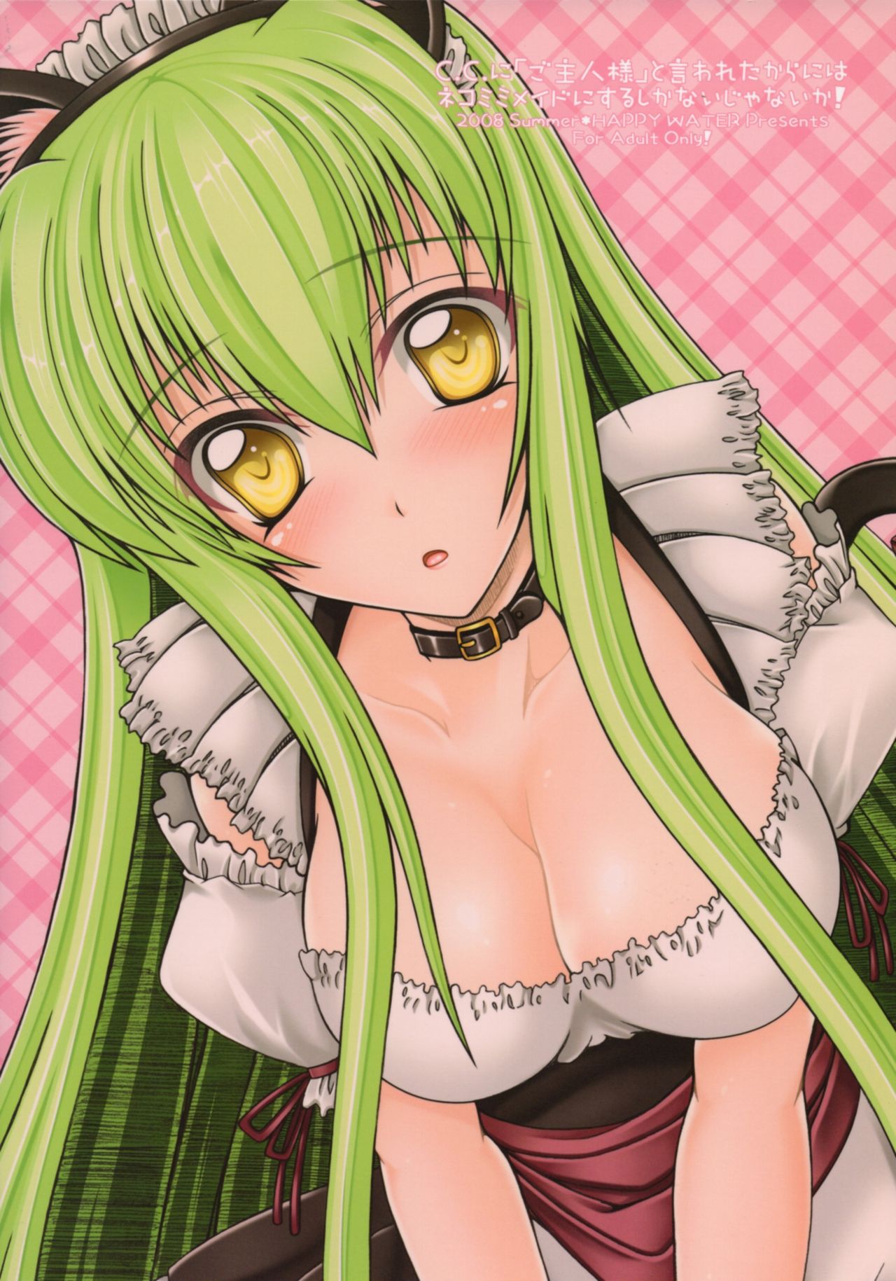 (C74) [HAPPY WATER (樹崎祐里)] C.C.に「ご主人様」と言われたからにはネコミミメイドにするしかないじゃないか! (コードギアス 反逆のルルーシュ)