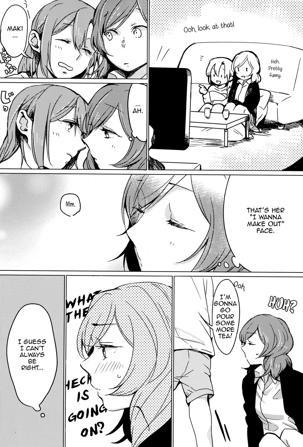(僕らのラブライブ! 11) [しょぼコン (きたむらとおる)] さわって (ラブライブ!) [英訳]