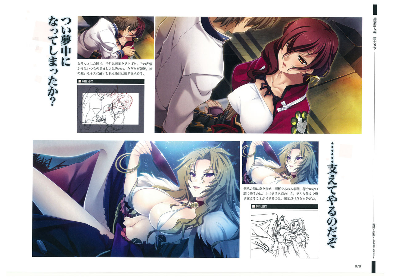 戦国†恋姫 ～乙女絢爛☆戦国絵巻～ ビジュアルファンブック-1