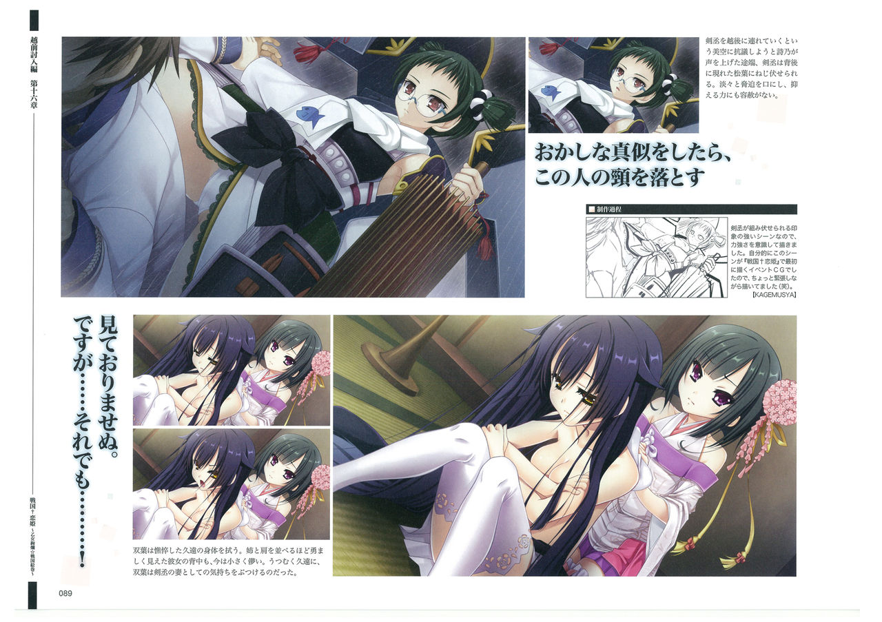 戦国†恋姫 ～乙女絢爛☆戦国絵巻～ ビジュアルファンブック-1