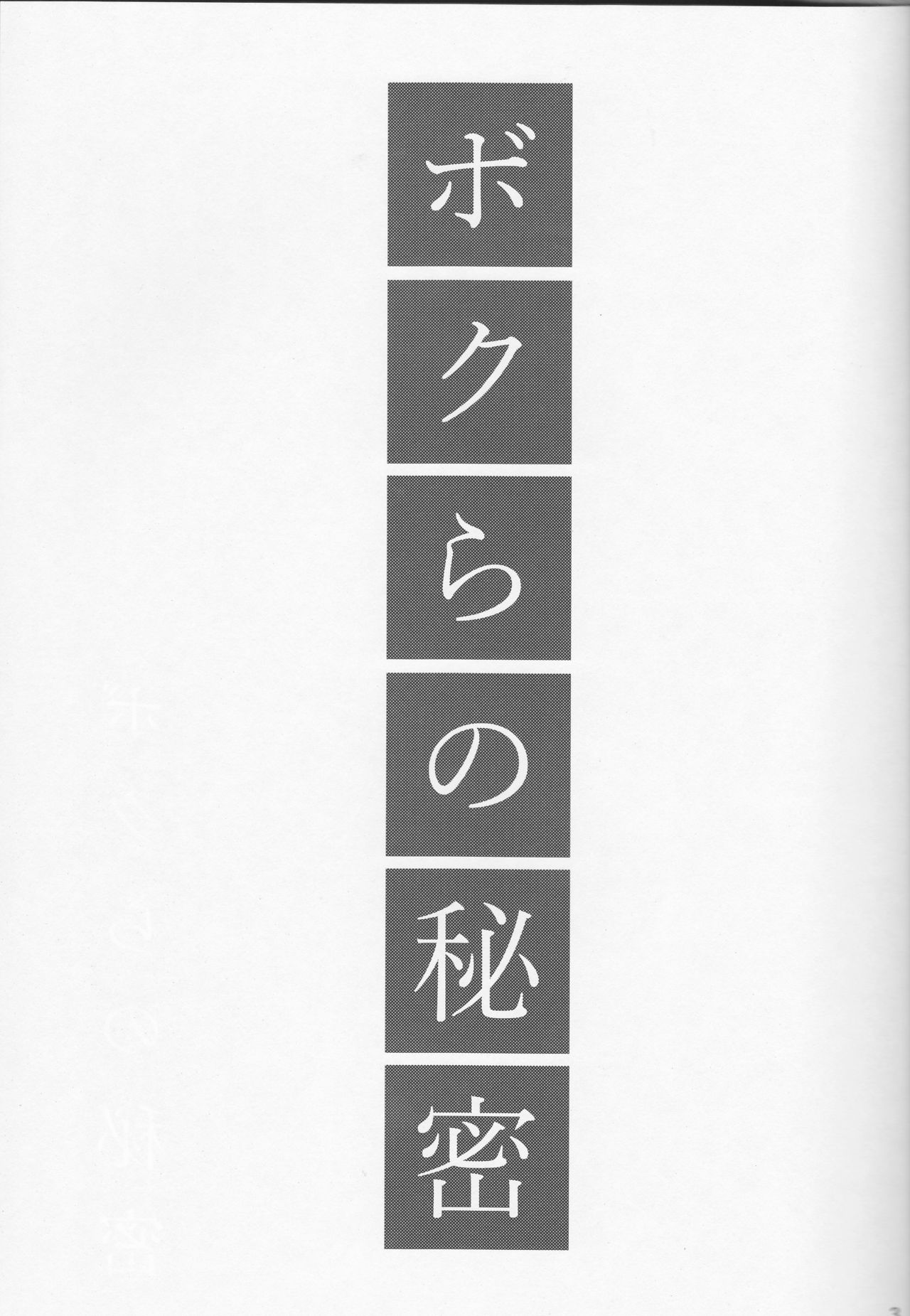 (SUPER25) [g-rough (虎龍)] ボクらの秘密 (ジョジョの奇妙な冒険)