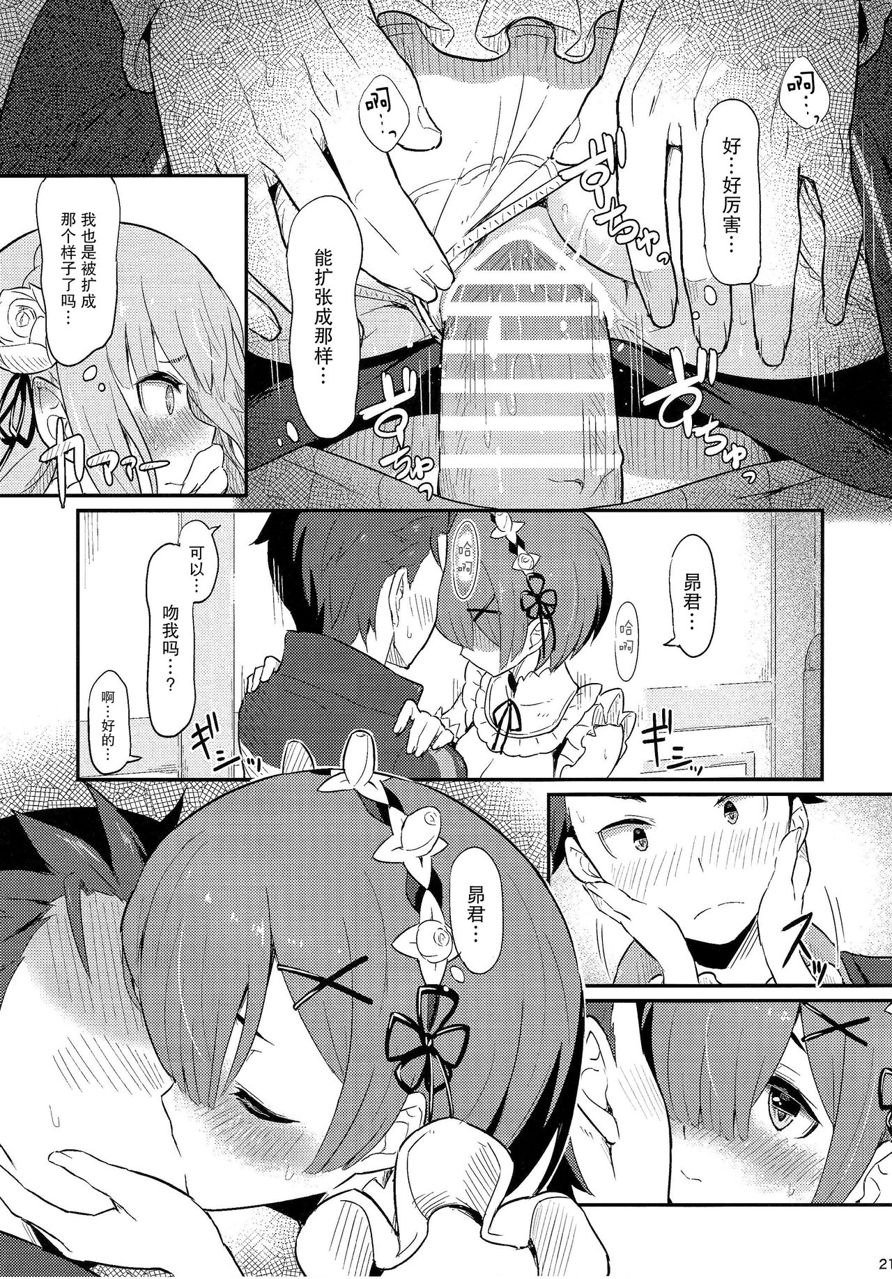 (C91) [ピロコボ (Piro)] レムのエミリアくっつけ大作戦 (Re:ゼロから始める異世界生活) [中国翻訳]
