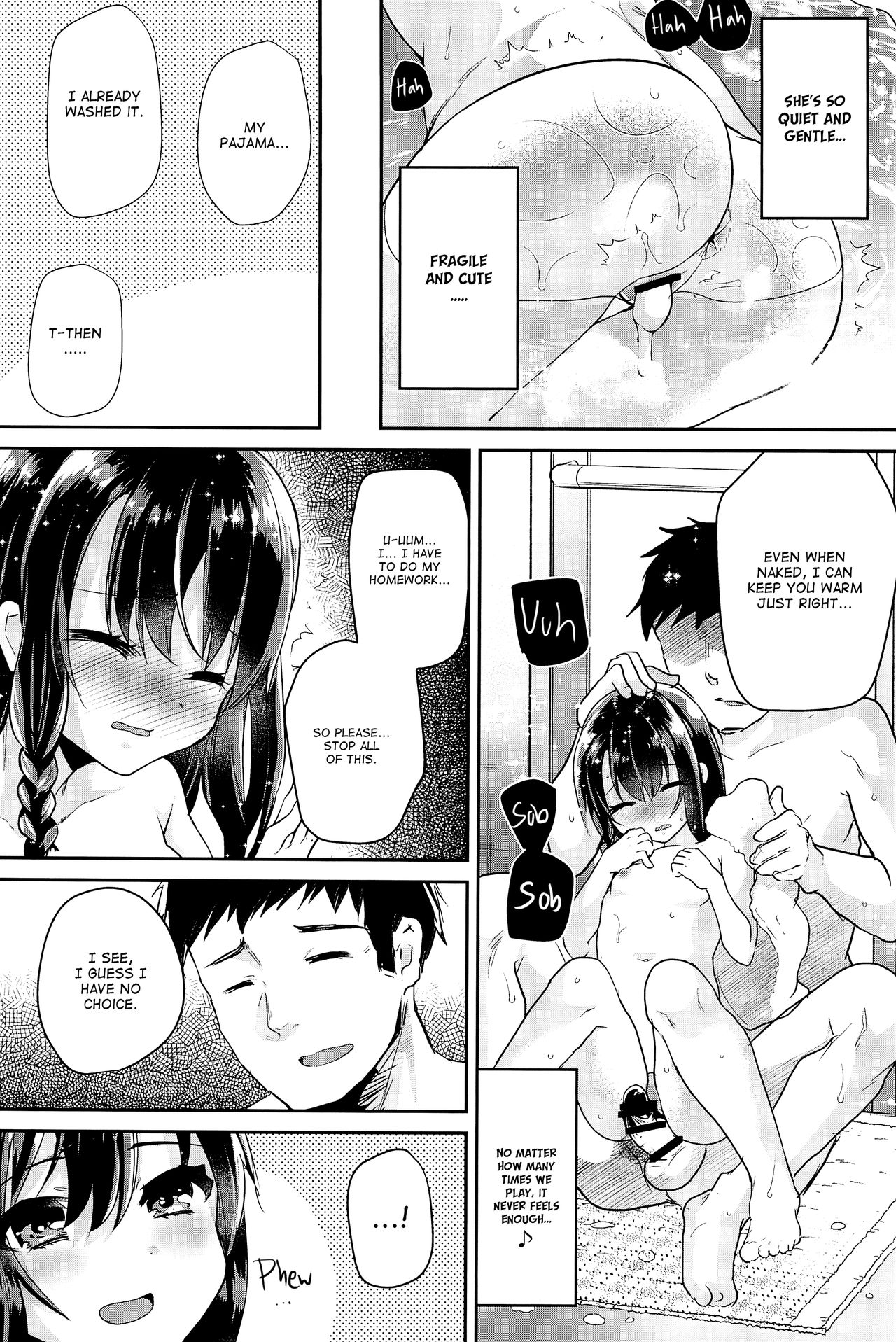 (C91) [しまじや (しまじ)] JSとはだかんぼで一晩中おとまりしたら… [英訳]